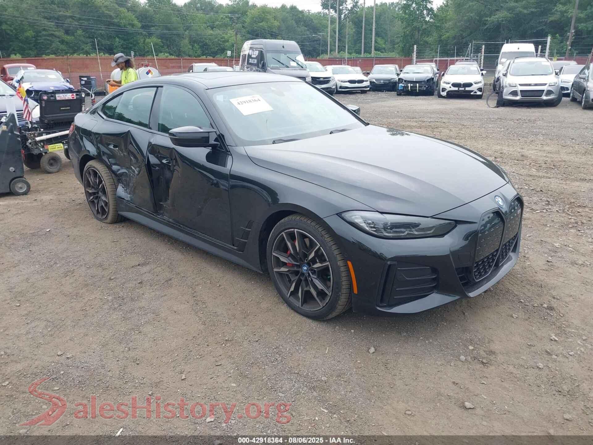 2023 BMW I4 — VIN WBY33AW05PFP31742