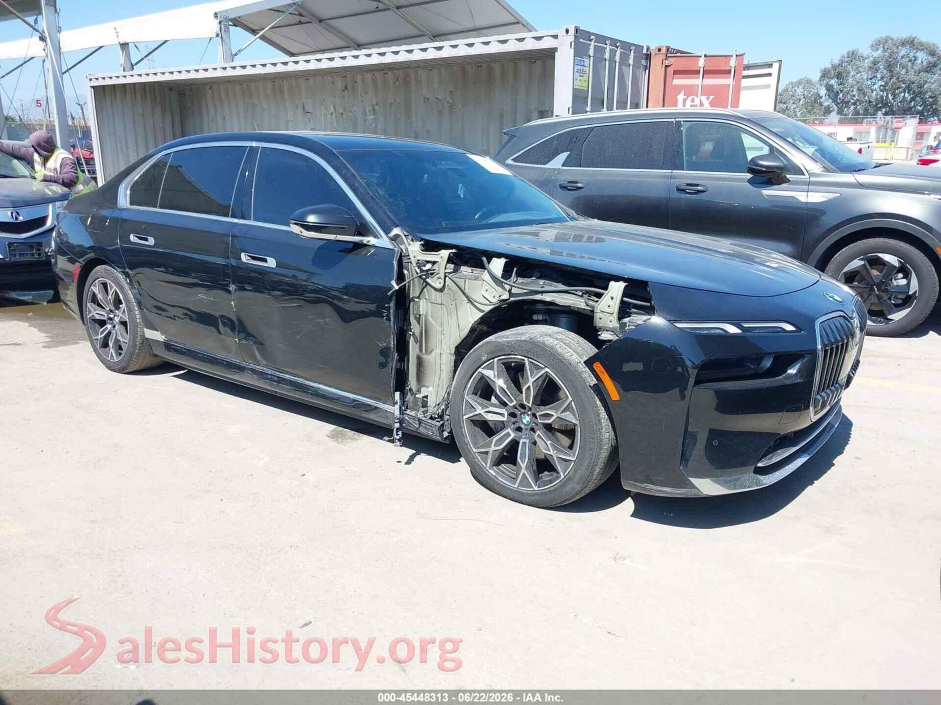 2023 BMW I7 — VIN WBY53EJ08PCN73566