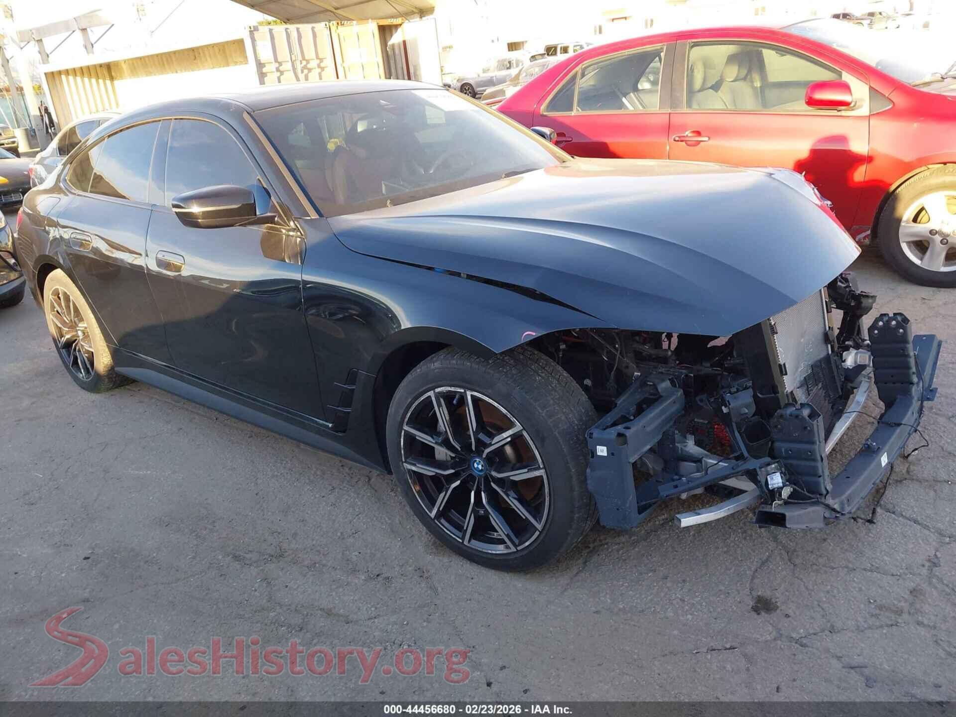 2023 BMW I4 — VIN WBY73AW07PFN70991