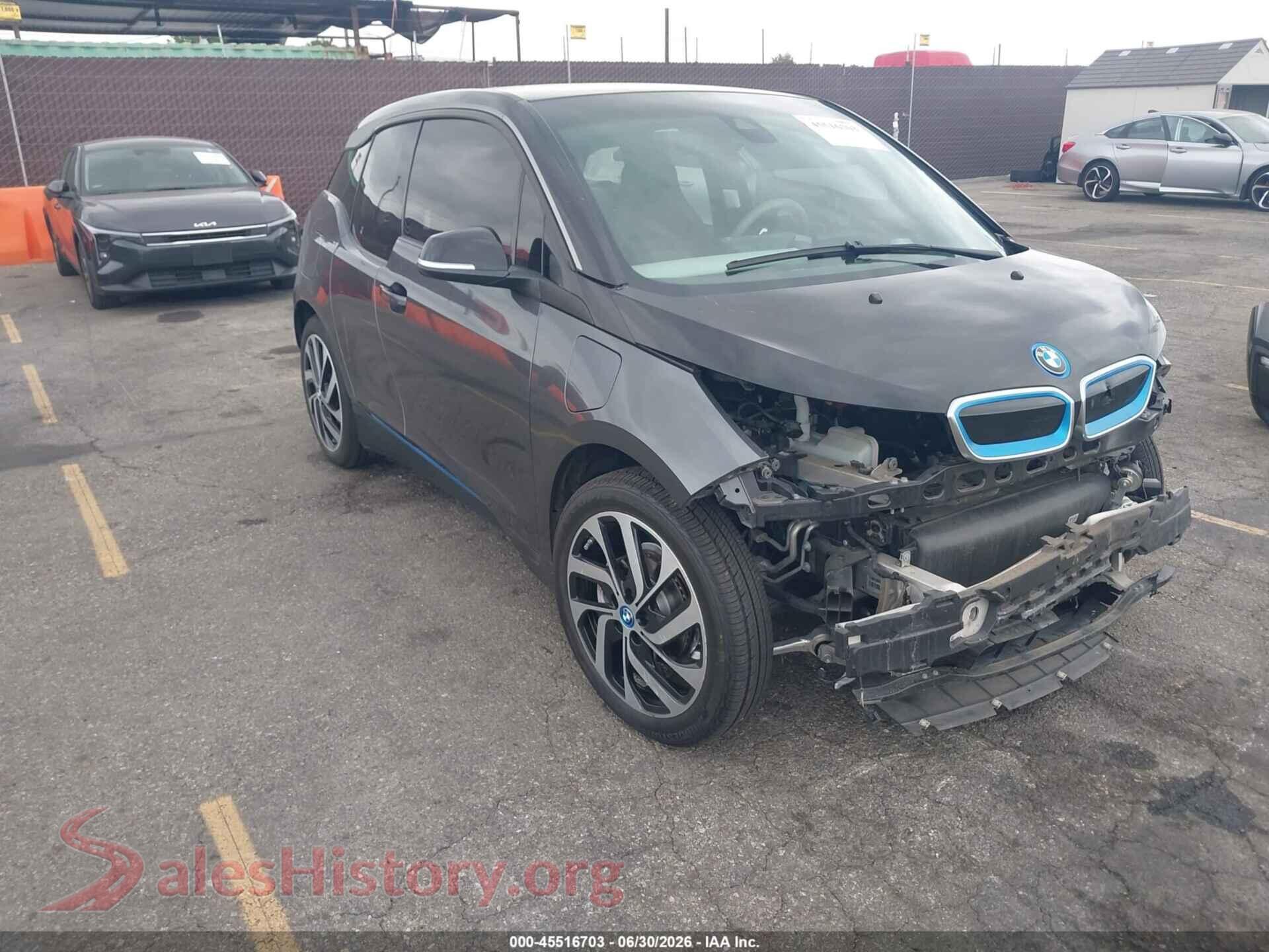 2018 BMW I3 — VIN WBY7Z4C58JVC34721