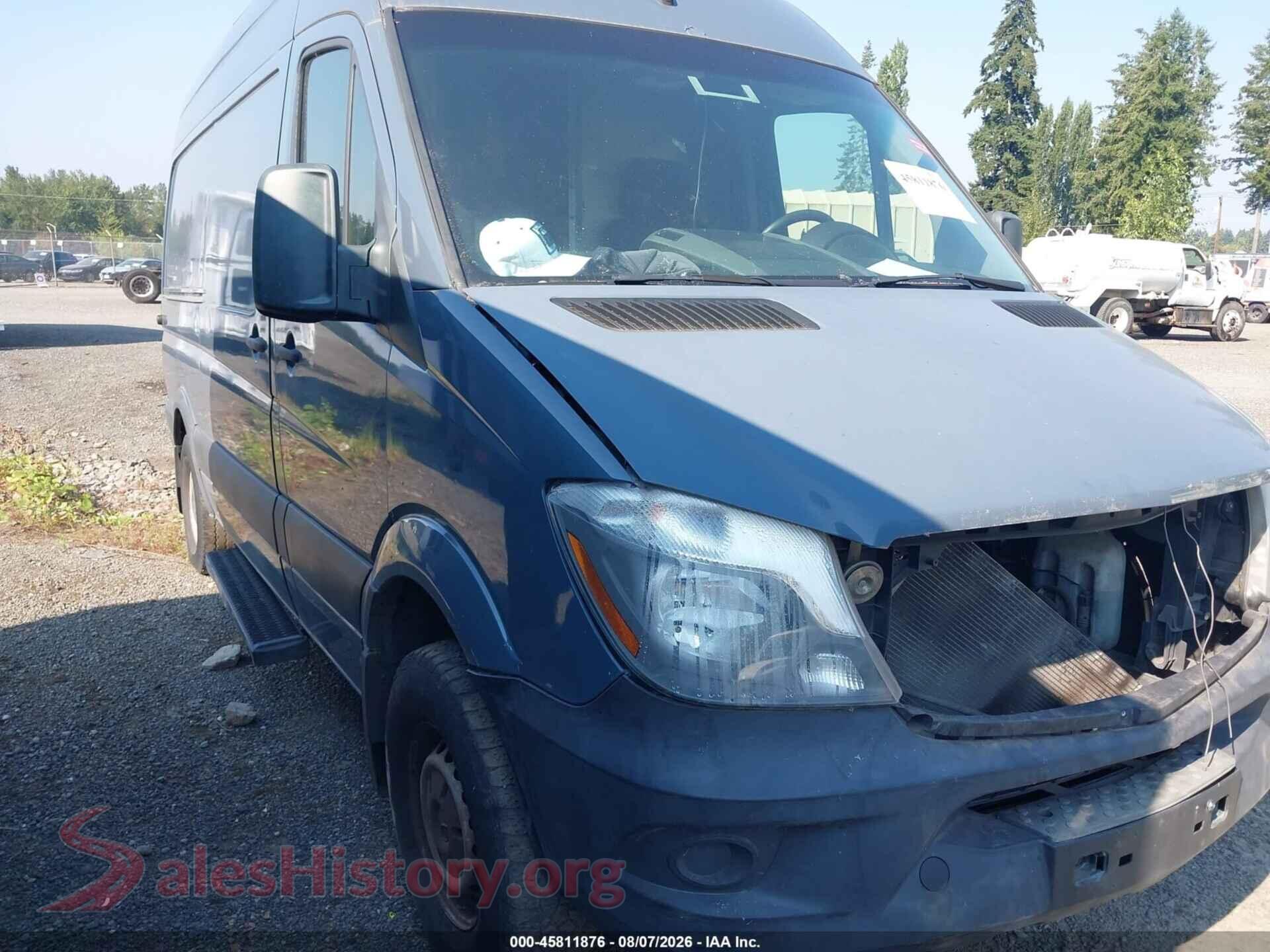 2018 MERCEDES-BENZ SPRINTER 2500 — VIN WD3PE7CD3JP640777