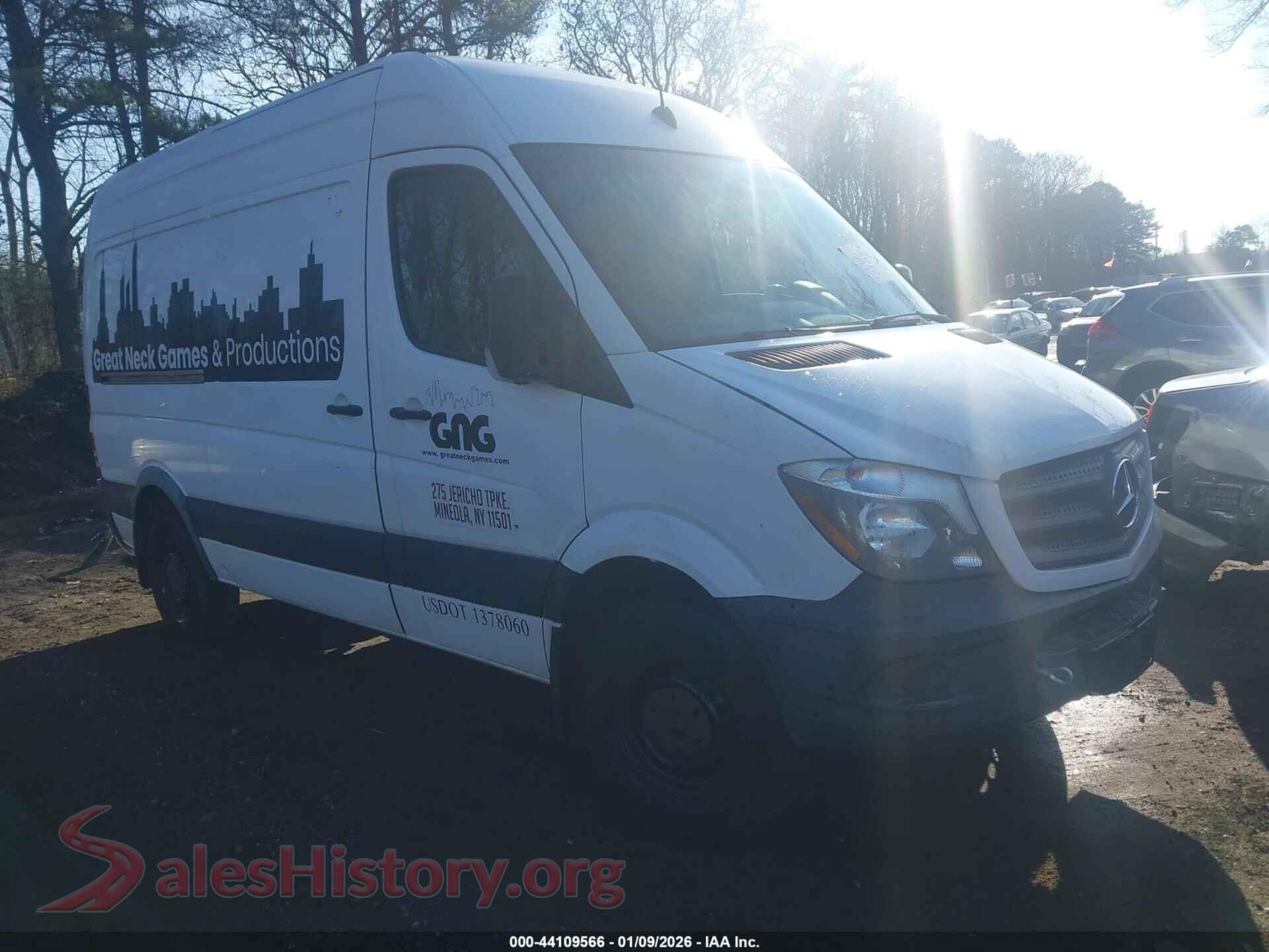 2017 MERCEDES-BENZ SPRINTER 2500 — VIN WD3PE7CD8HP512514