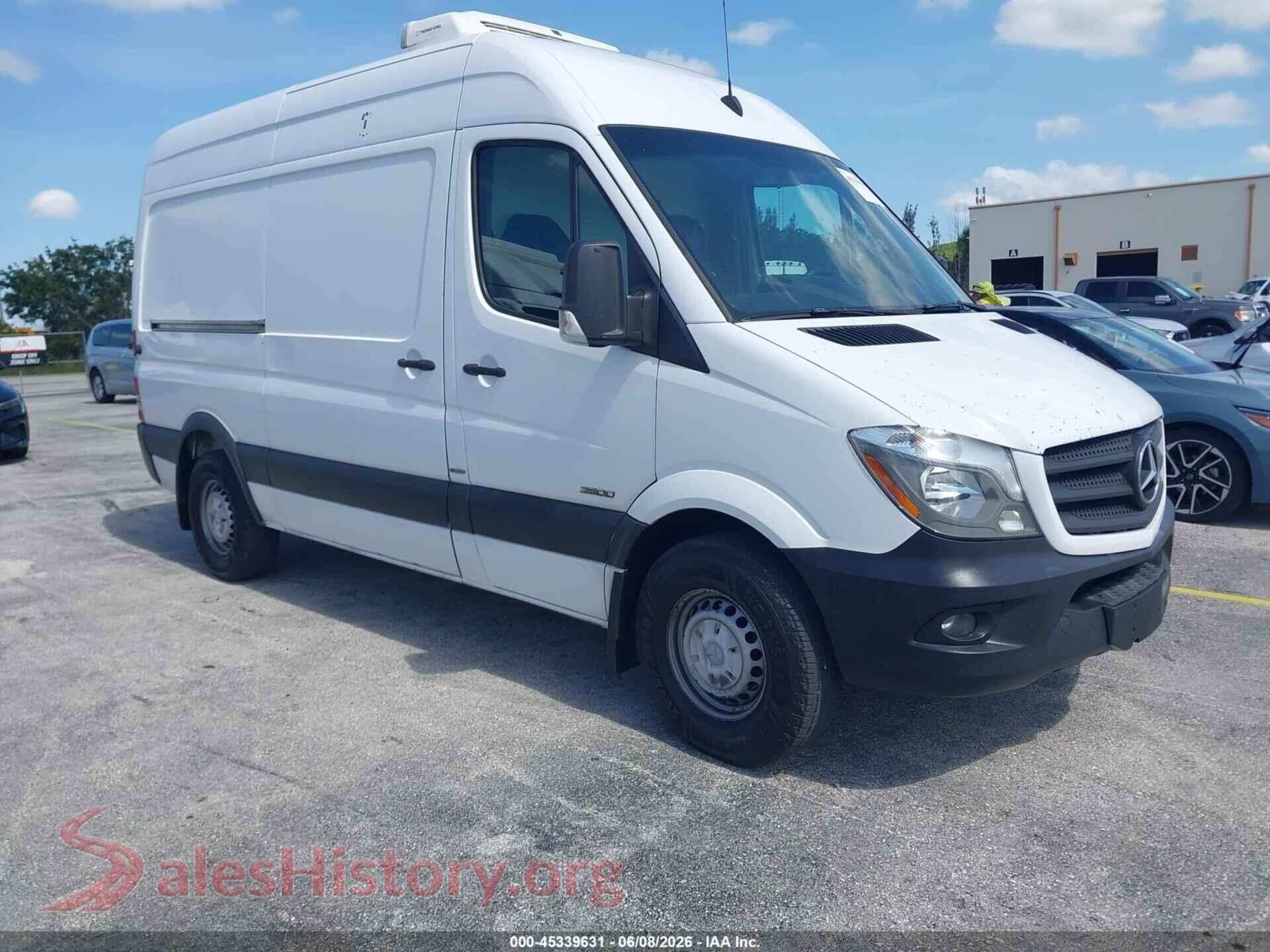 2016 MERCEDES-BENZ SPRINTER 2500 — VIN WD3PE7DD9GP177857