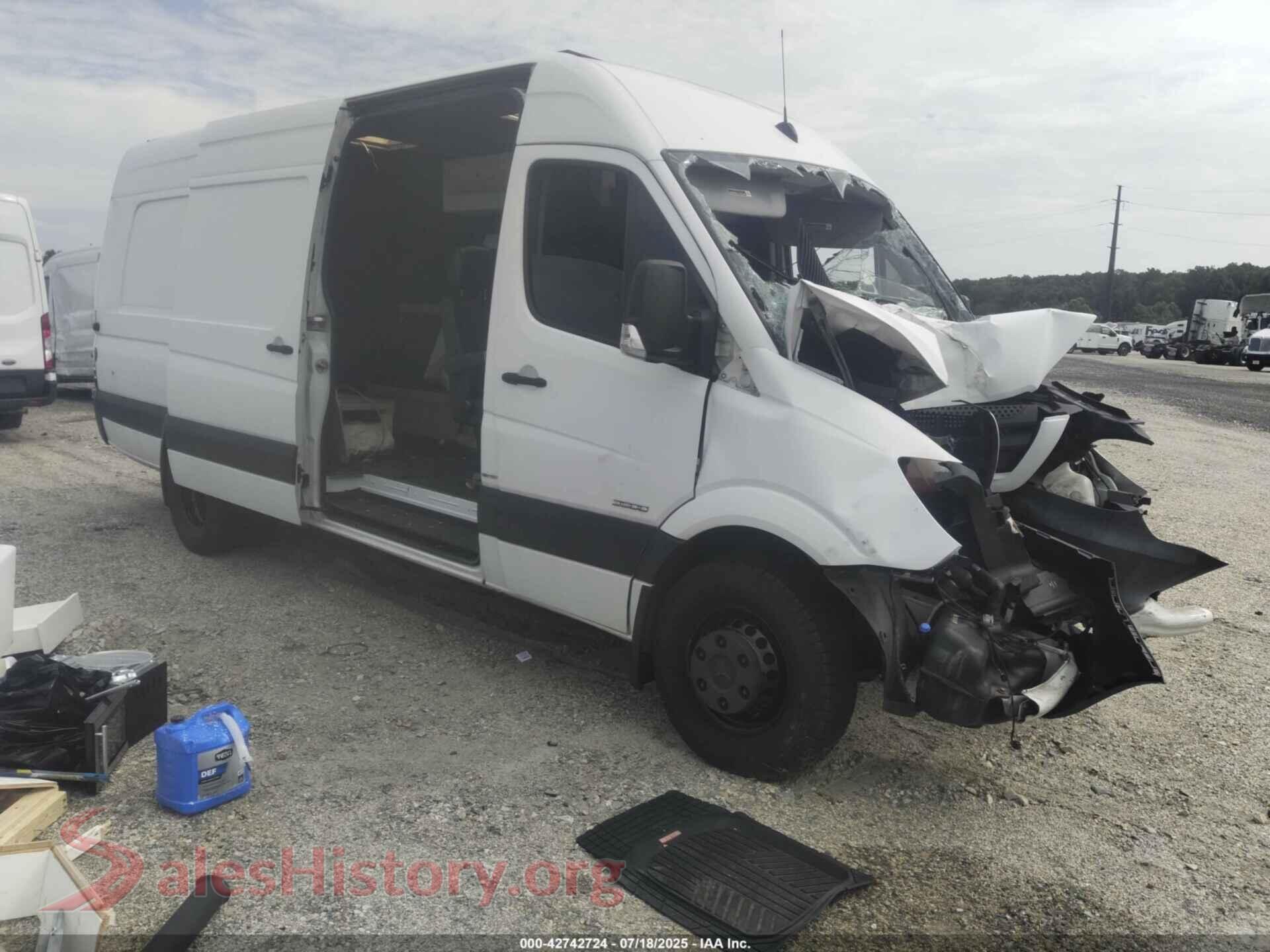 2016 MERCEDES-BENZ SPRINTER 3500 — VIN WD3PF4CC0GP317590