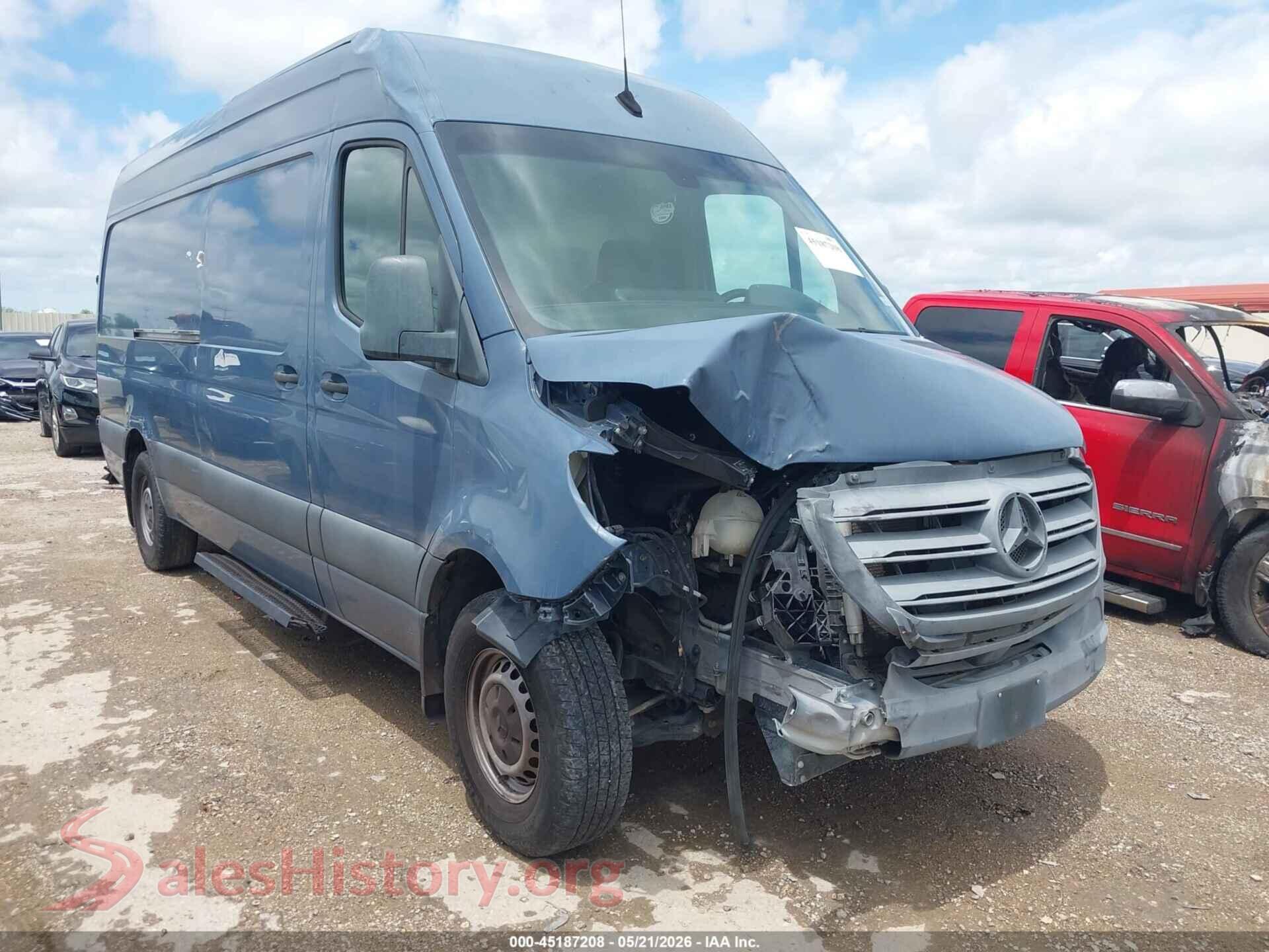 2019 MERCEDES-BENZ SPRINTER 2500 — VIN WD4PF1CD8KT012471