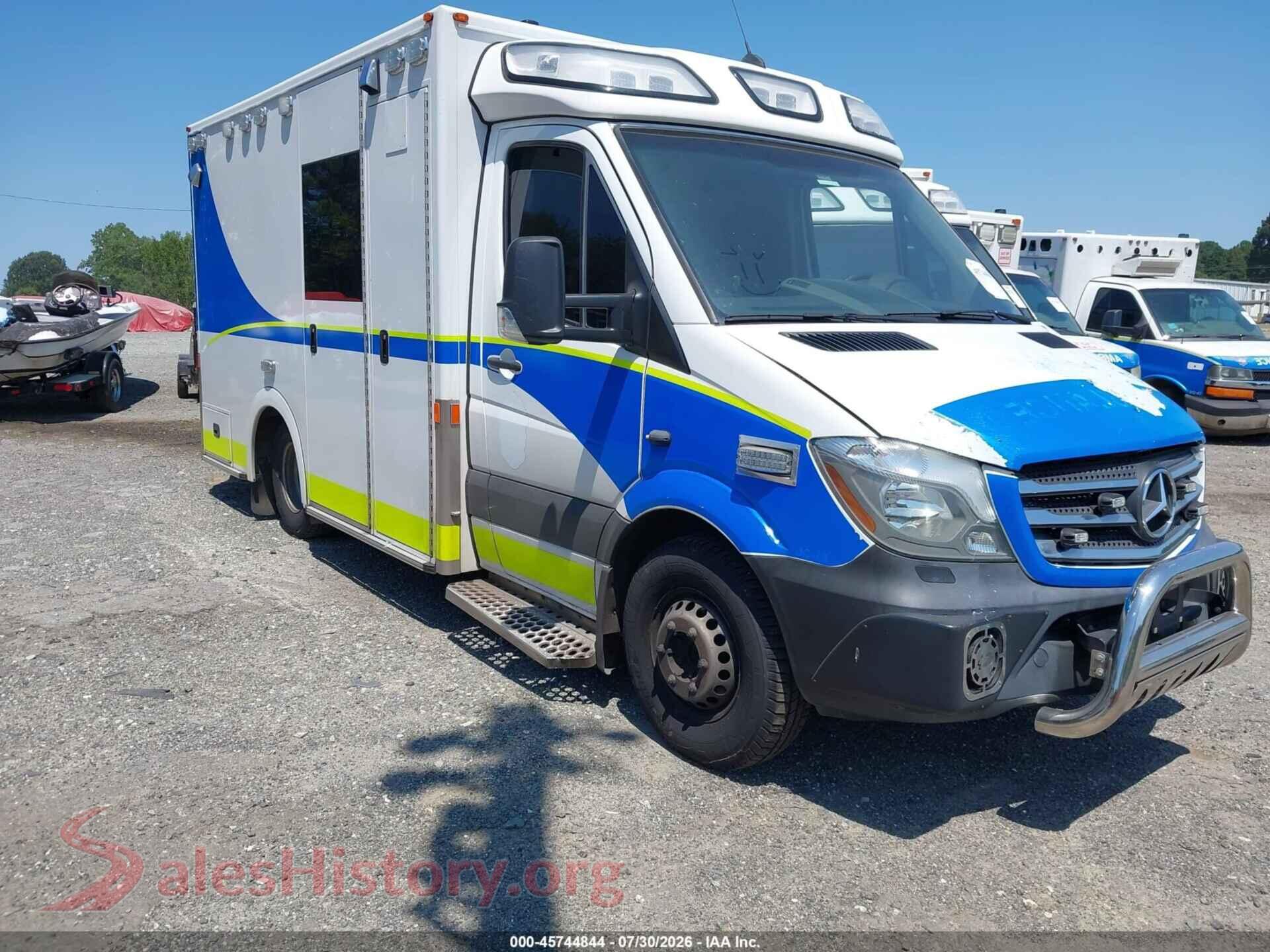 2016 MERCEDES-BENZ SPRINTER 3500 — VIN WDAPF3CD0G9688989