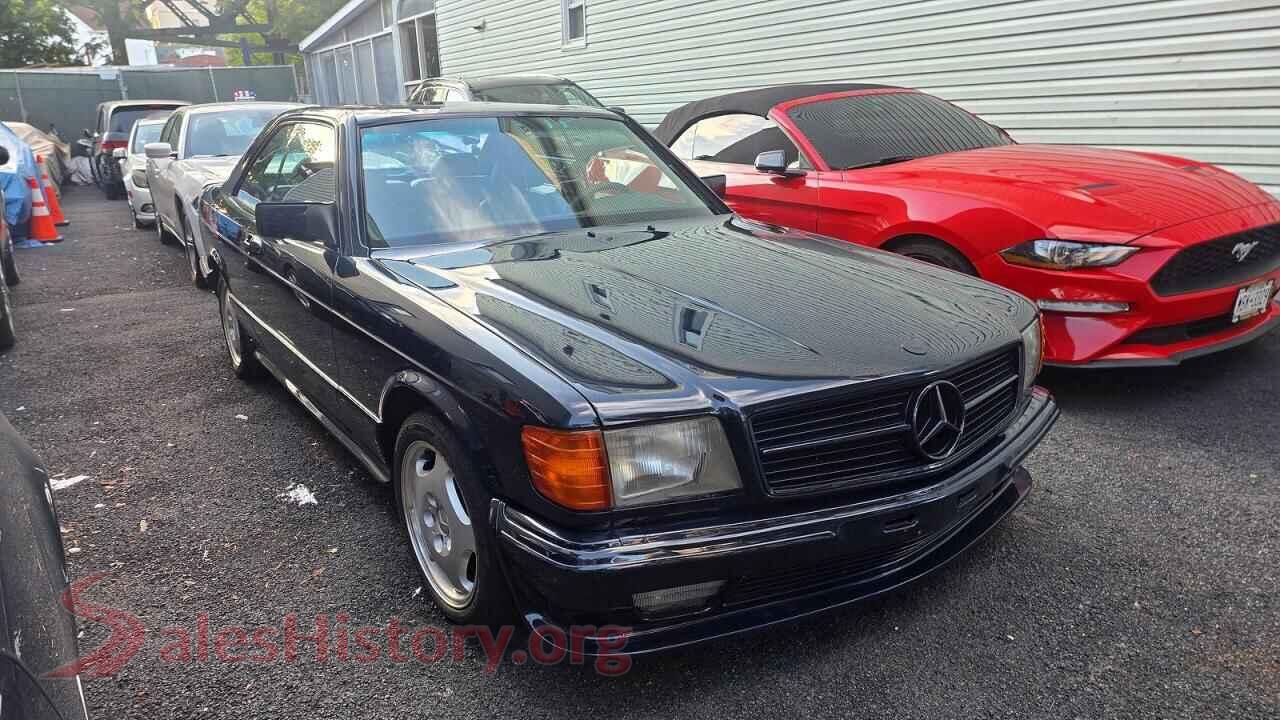 1984 MERCEDES-BENZ 500-CLASS — VIN WDB1260441A061772