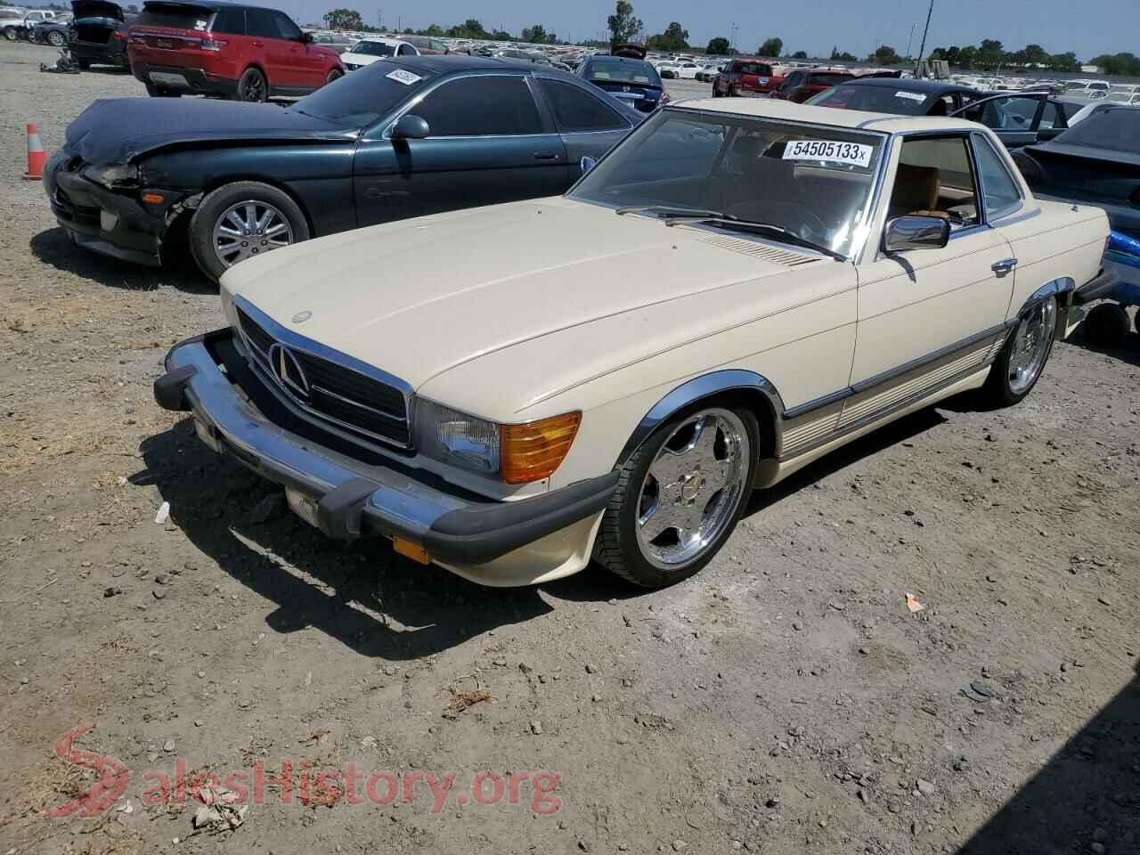1982 MERCEDES-BENZ SL-CLASS — VIN WDBBA45A8CB012256