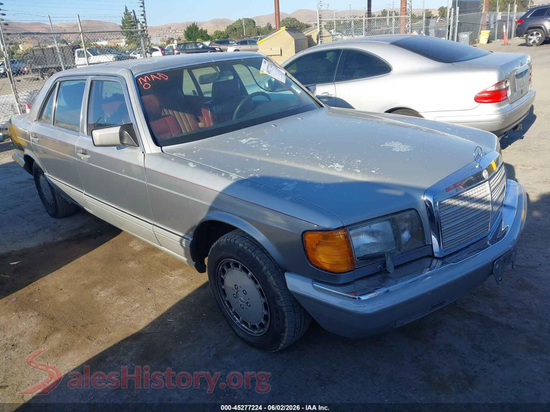 1987 MERCEDES-BENZ 420 — VIN WDBCA35D9HA318744