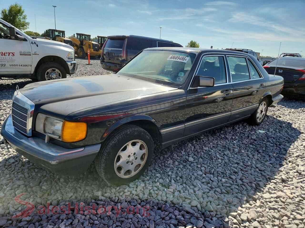 1991 MERCEDES-BENZ S-CLASS — VIN WDBCA35E1MA596749