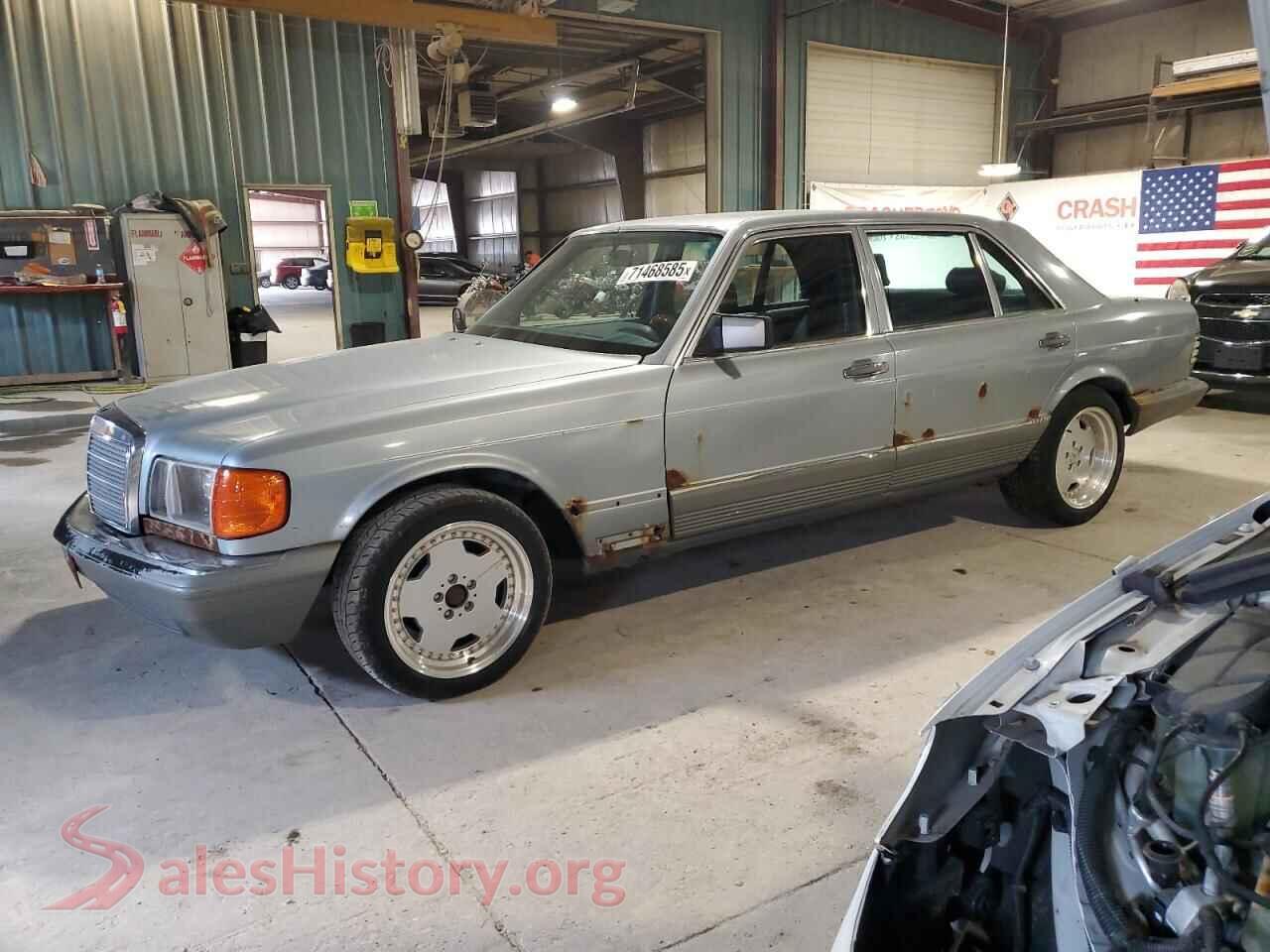 1984 MERCEDES-BENZ 500-CLASS — VIN WDBCA37A2EA058430