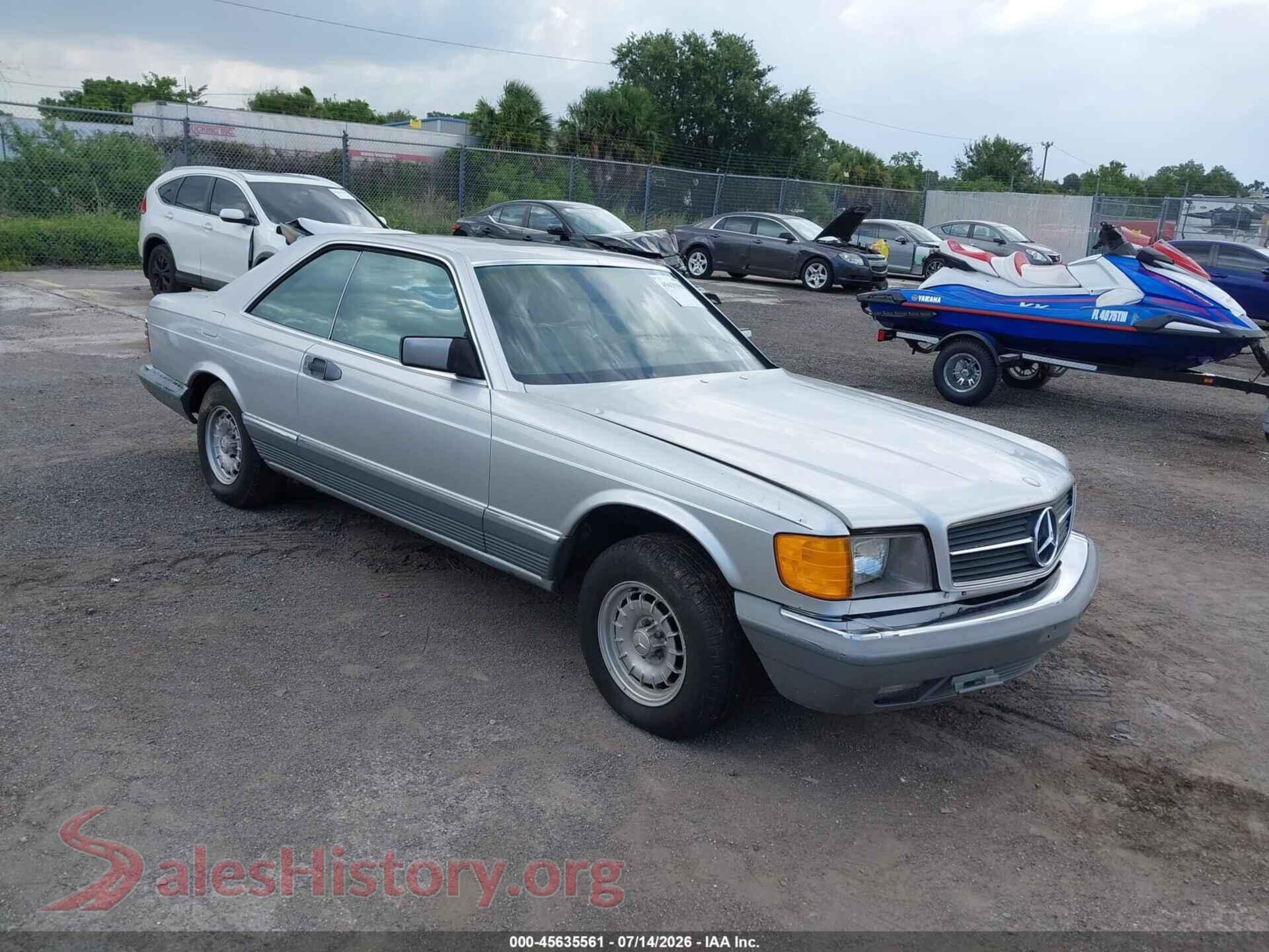 1984 MERCEDES-BENZ 500 — VIN WDBCA44A0EA021144