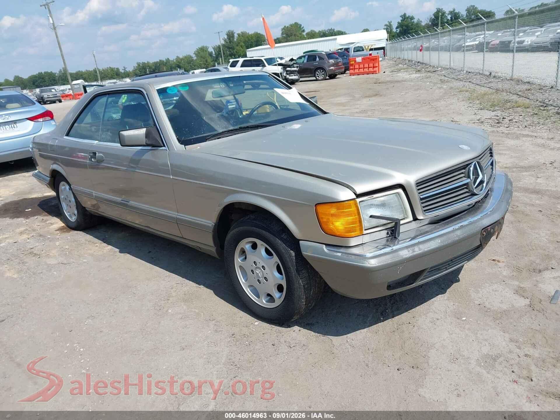 1987 MERCEDES-BENZ 560 — VIN WDBCA45D0HA276289