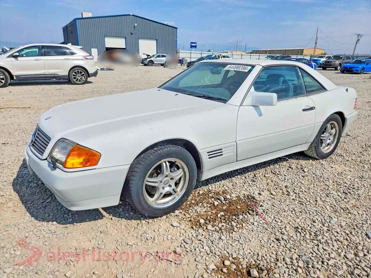 1992 MERCEDES-BENZ SL-CLASS — VIN WDBFA66E7NF053892