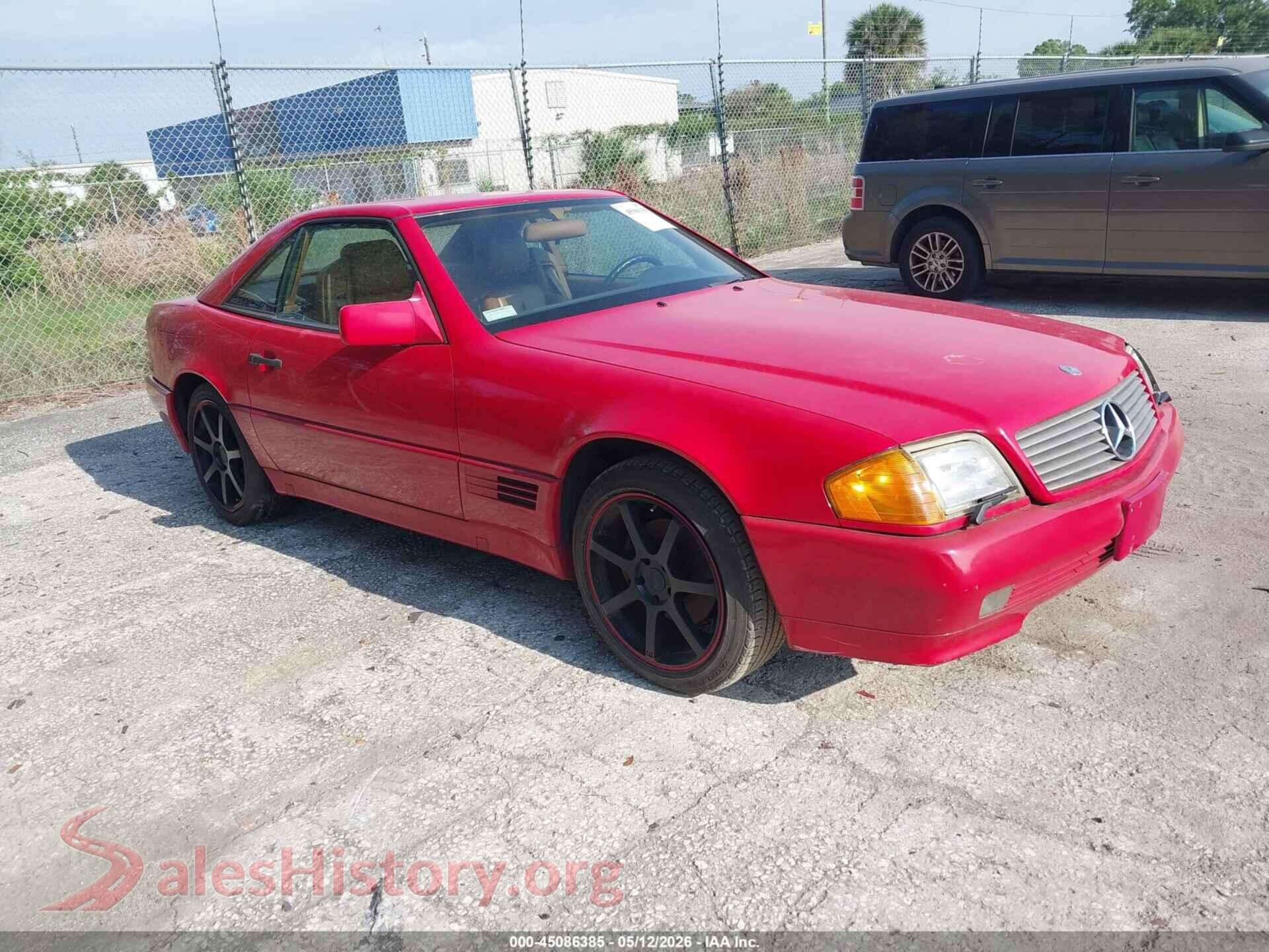 1992 MERCEDES-BENZ 500 — VIN WDBFA66EXNF056883