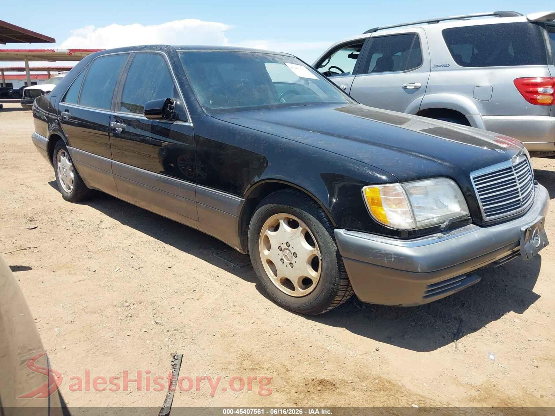 1995 MERCEDES-BENZ S — VIN WDBGA33E3SA282876