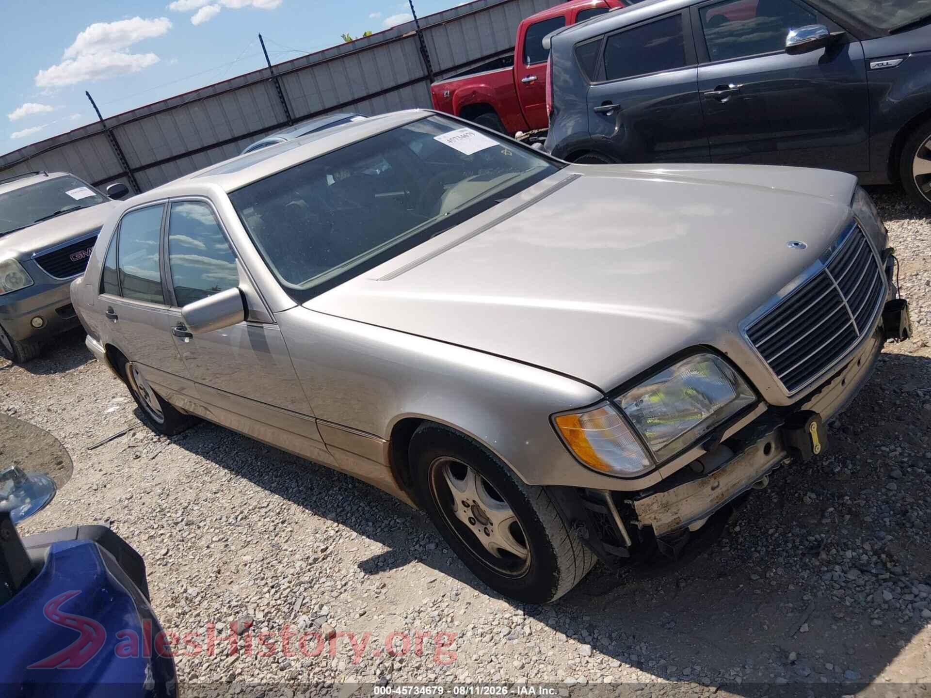 1998 MERCEDES-BENZ S 420 — VIN WDBGA43G3WA398379