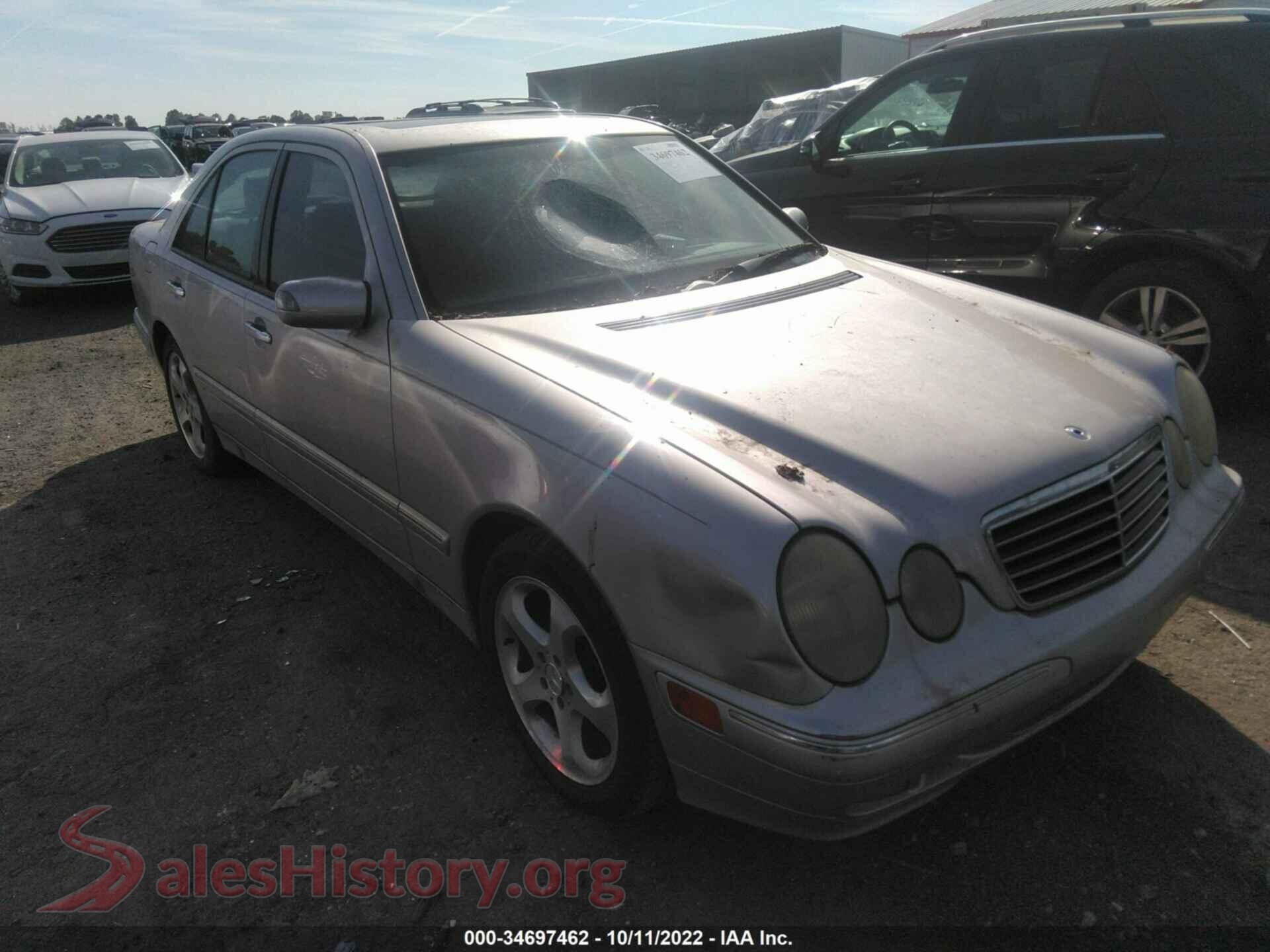 2002 MERCEDES-BENZ E-CLASS — VIN WDBJF65J12B497315