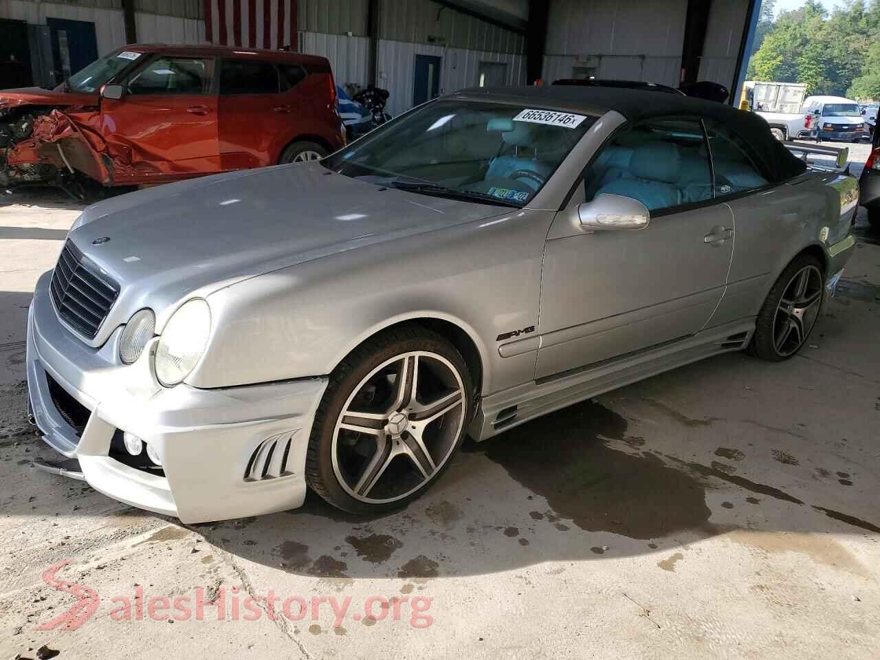2001 MERCEDES-BENZ CLK-CLASS — VIN WDBLK70G81T069546