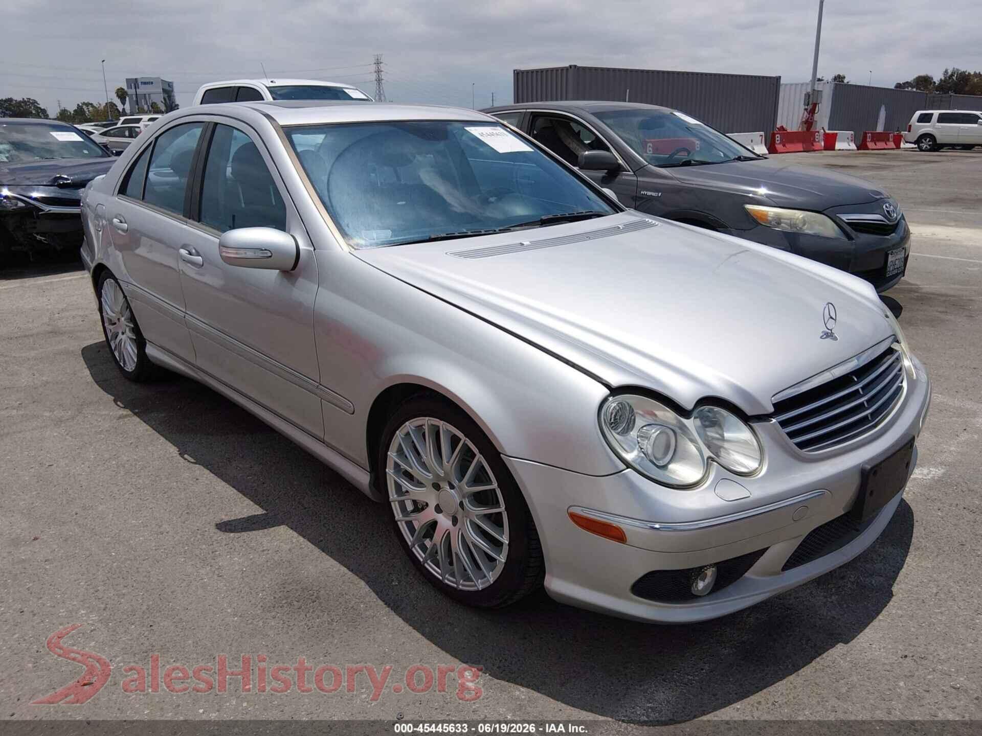2005 MERCEDES-BENZ C 55 AMG — VIN WDBRF76J35F601534