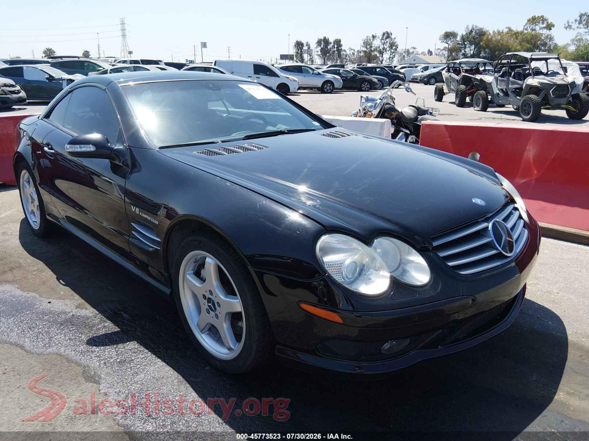 2003 MERCEDES-BENZ SL 55 AMG — VIN WDBSK74F83F056214