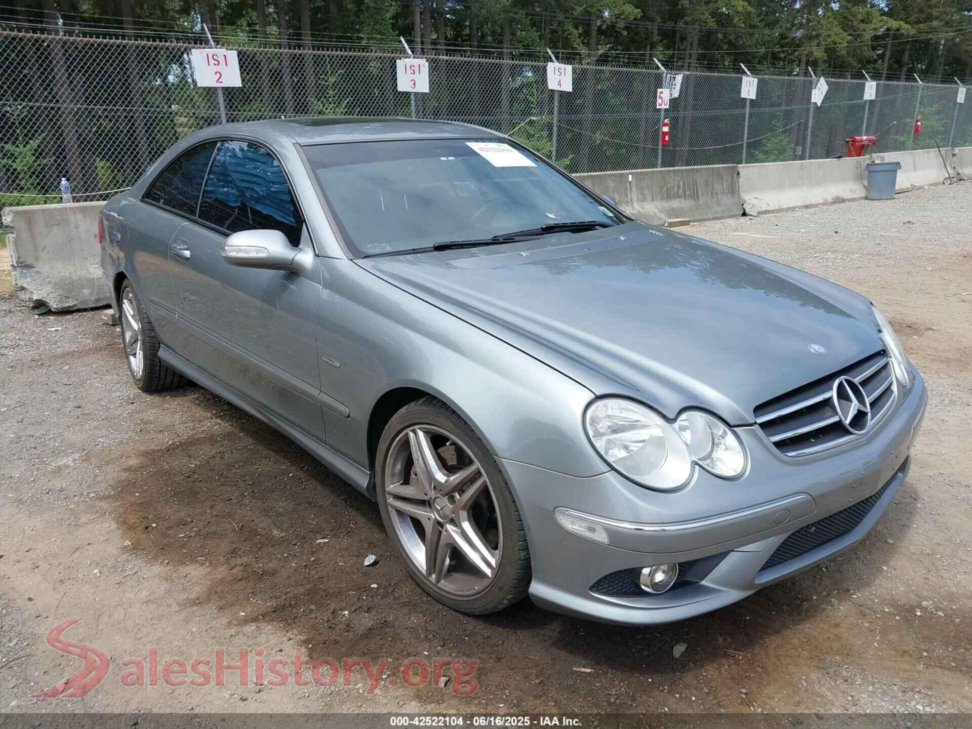 2009 MERCEDES-BENZ CLK 350 — VIN WDBTJ56H59F264926