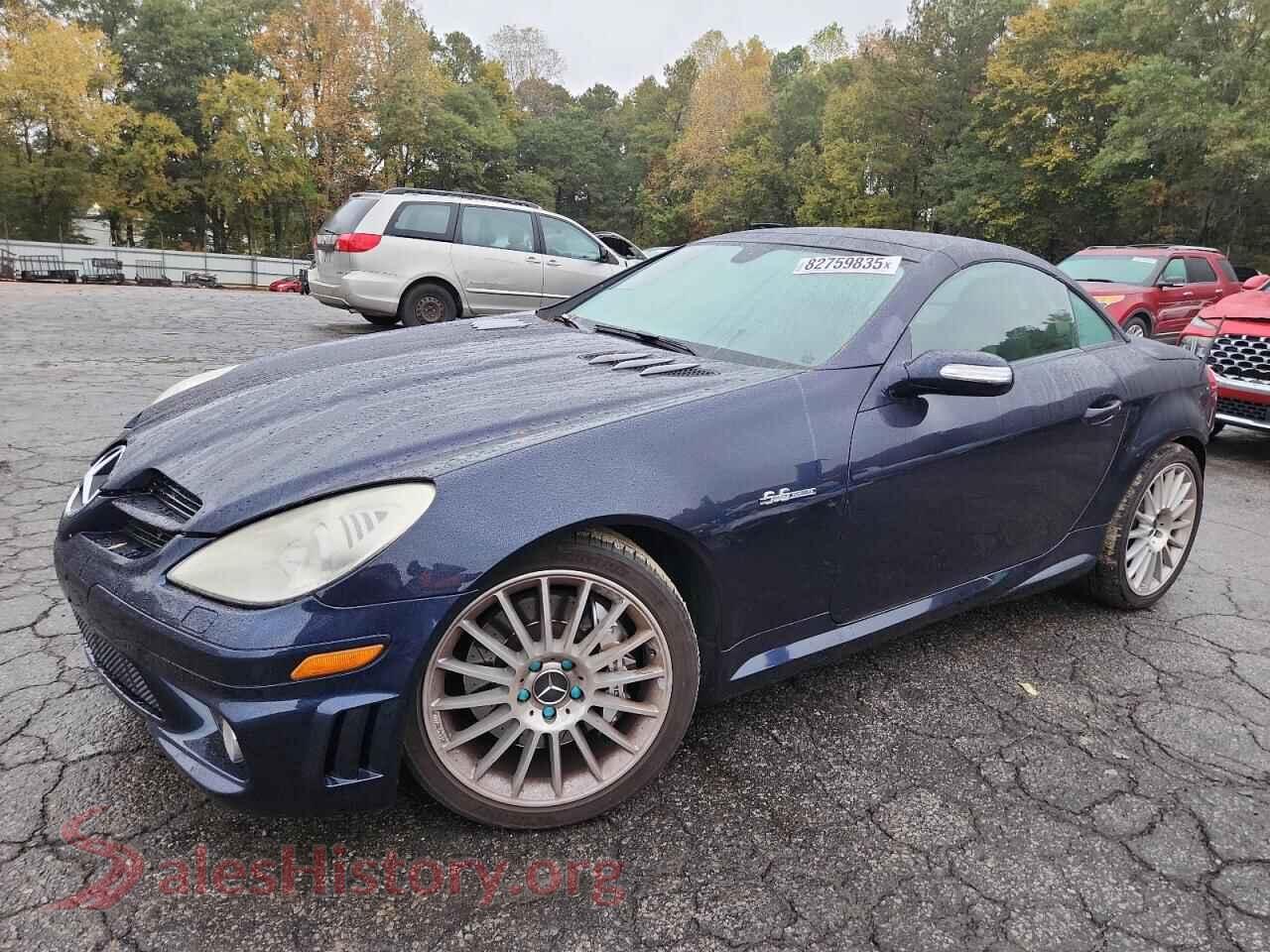 2006 MERCEDES-BENZ SLK-CLASS — VIN WDBWK73F56F092370