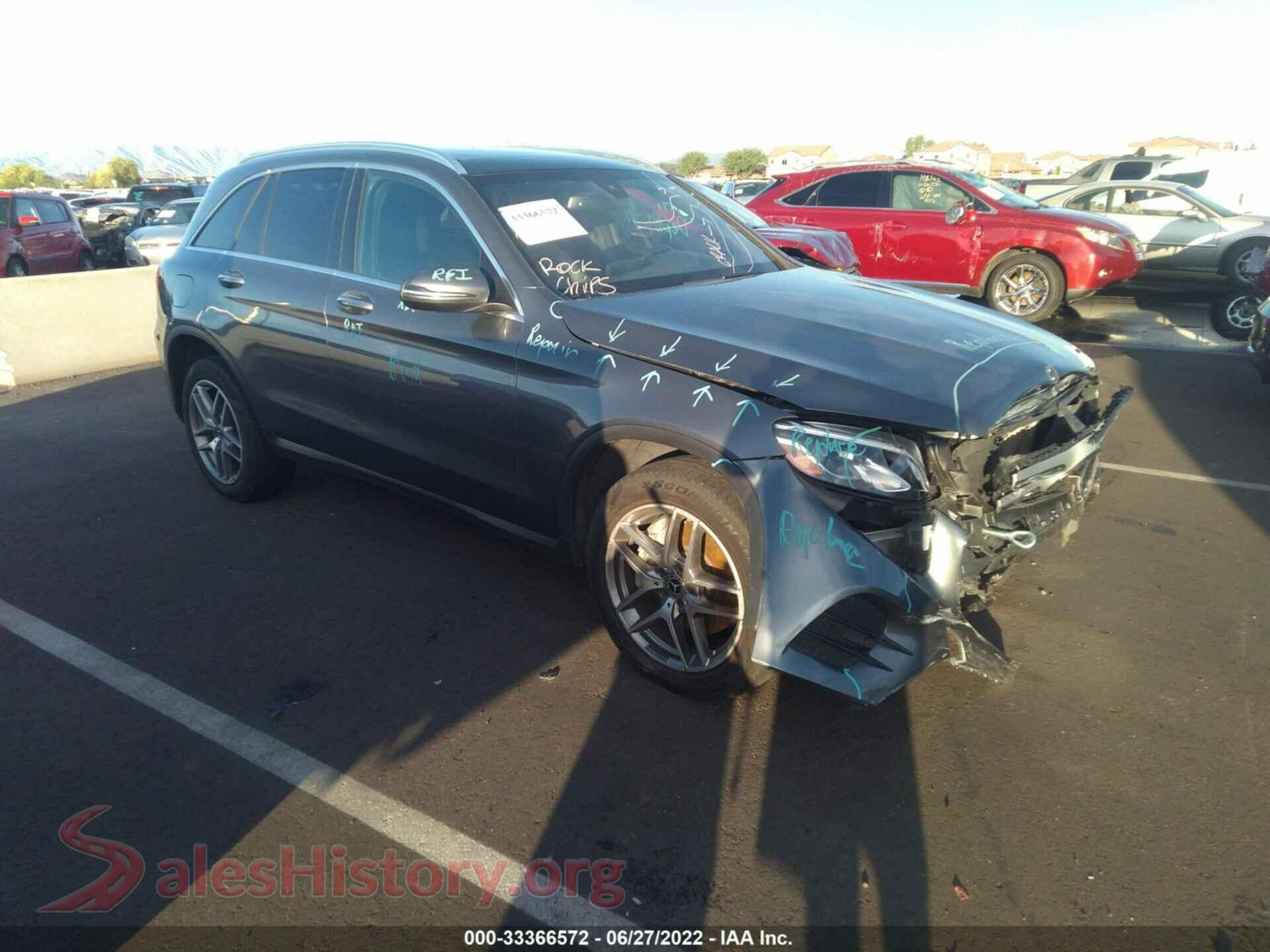 2019 MERCEDES-BENZ GLC — VIN WDC0G4JB3KV139803