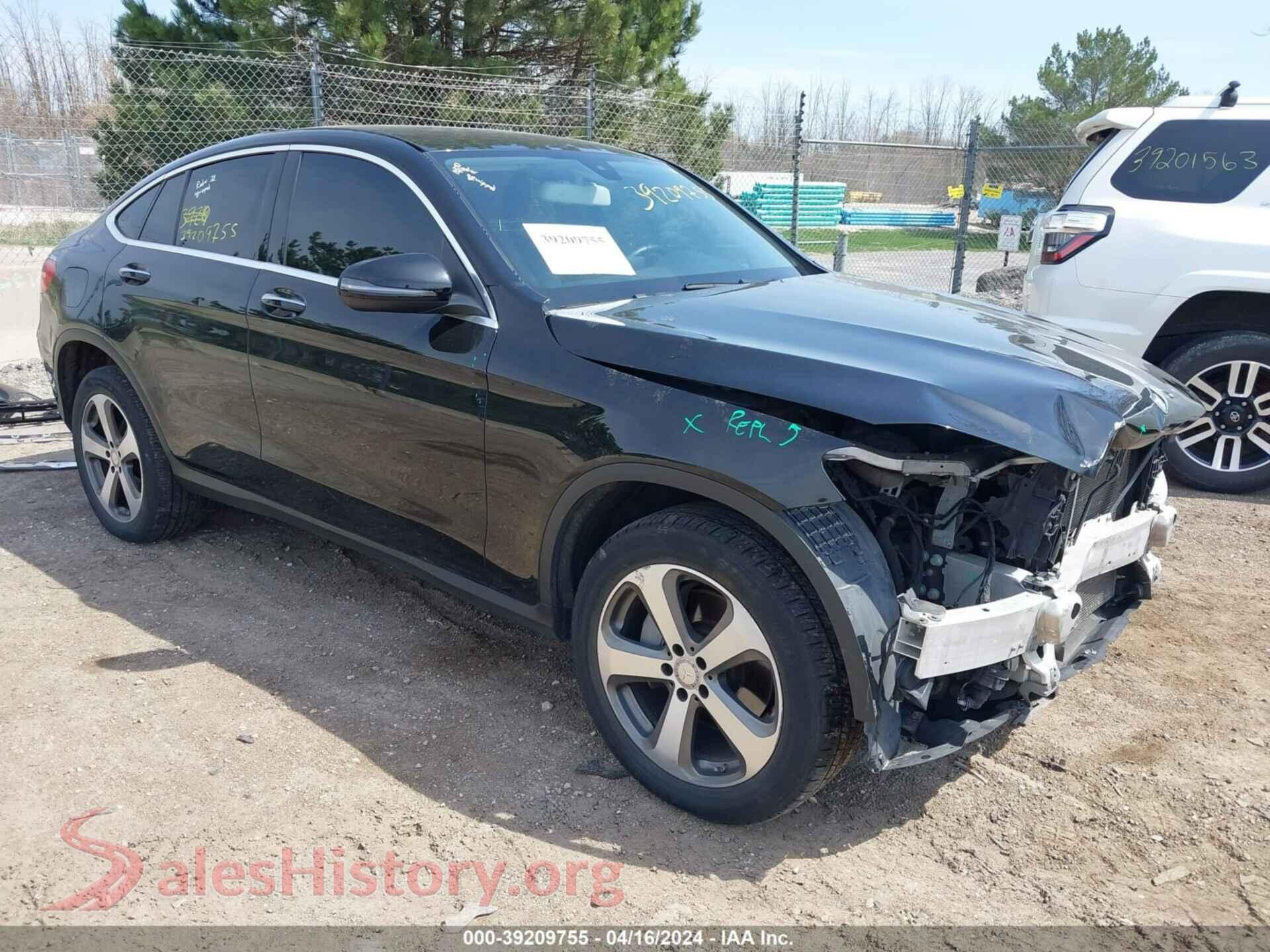 2017 MERCEDES-BENZ GLC 300 COUPE — VIN WDC0J4KB8HF160469