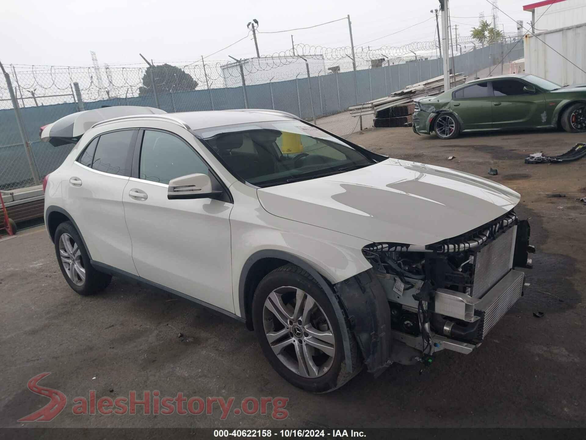 2018 MERCEDES-BENZ GLA 250 — VIN WDCTG4EB1JJ438932