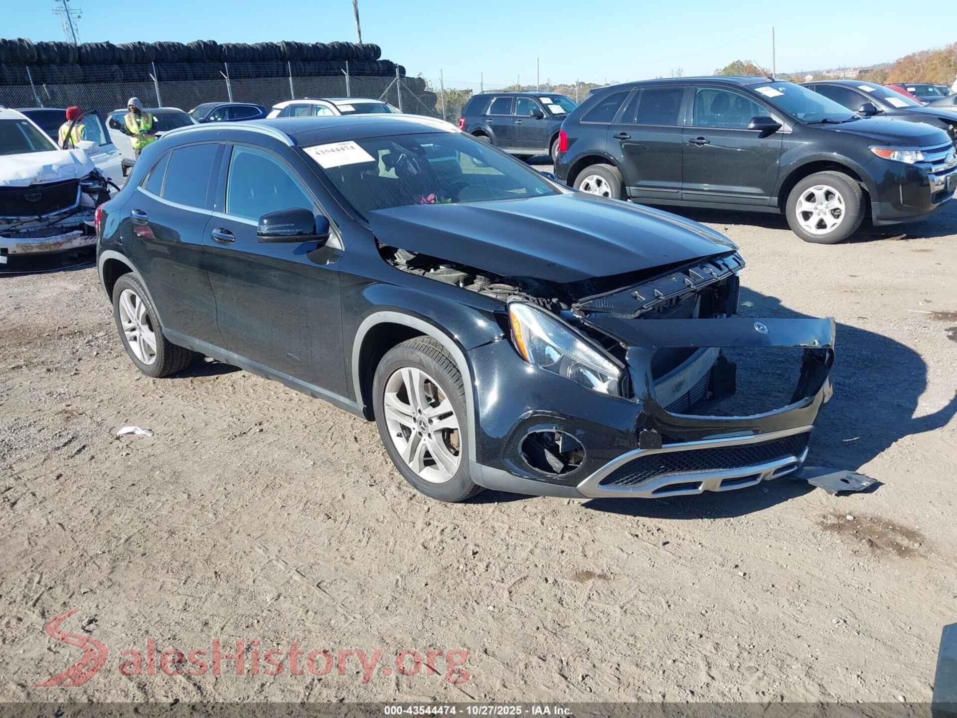 2019 MERCEDES-BENZ GLA 250 — VIN WDCTG4GB6KU016068