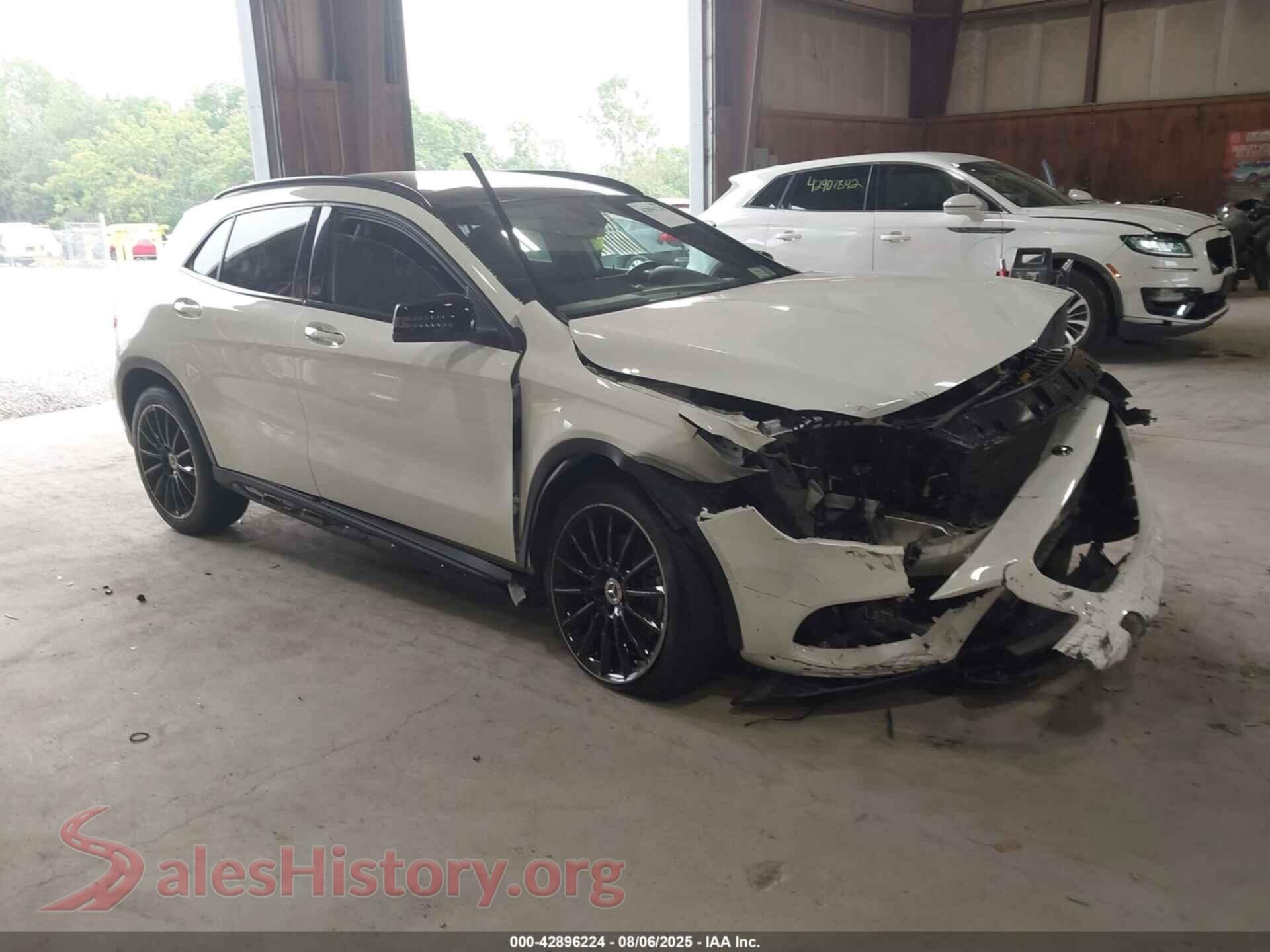 2019 MERCEDES-BENZ GLA 250 — VIN WDCTG4GB9KJ550389