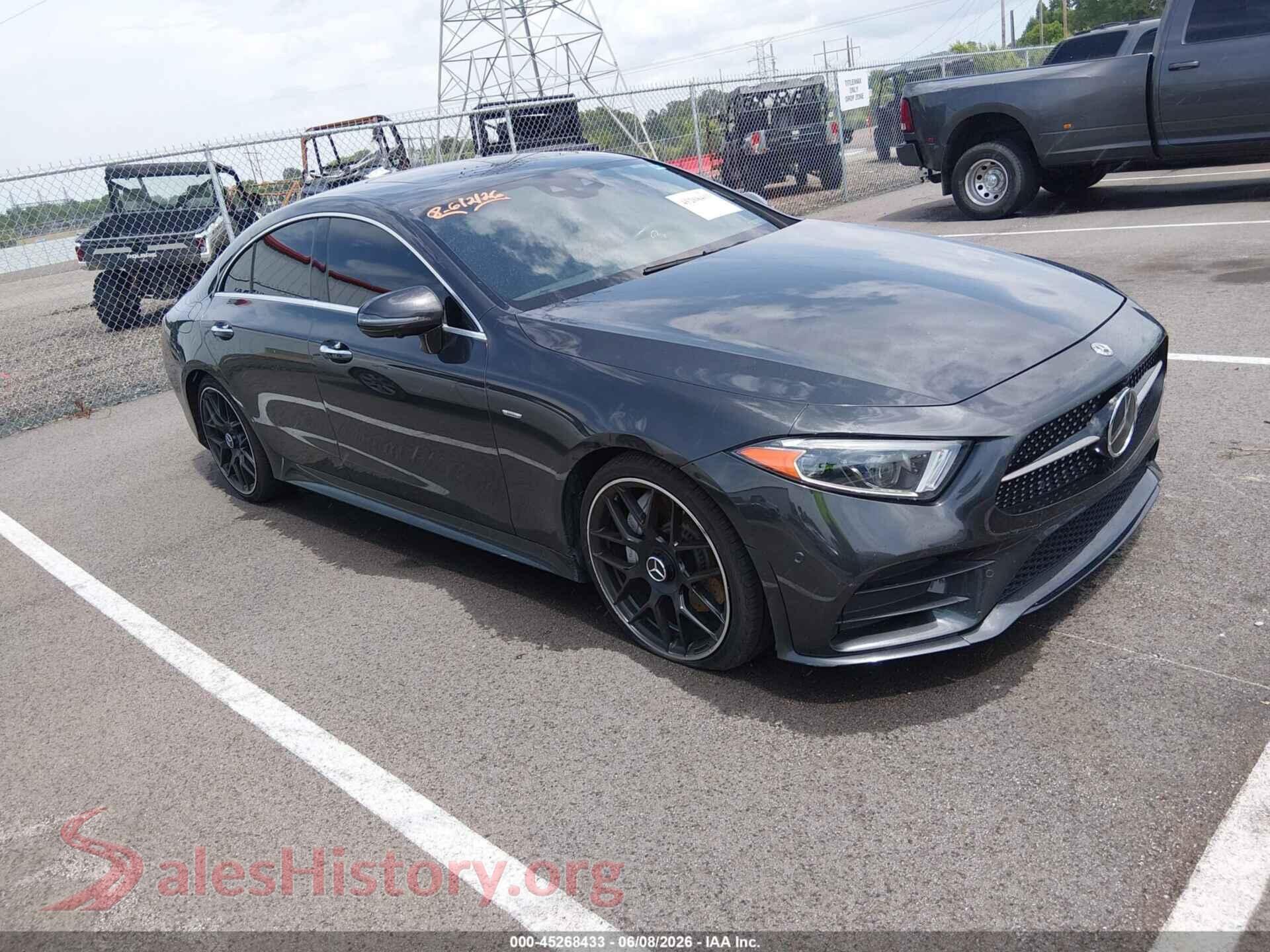 2019 MERCEDES-BENZ CLS 450 — VIN WDD2J5JB4KA008060