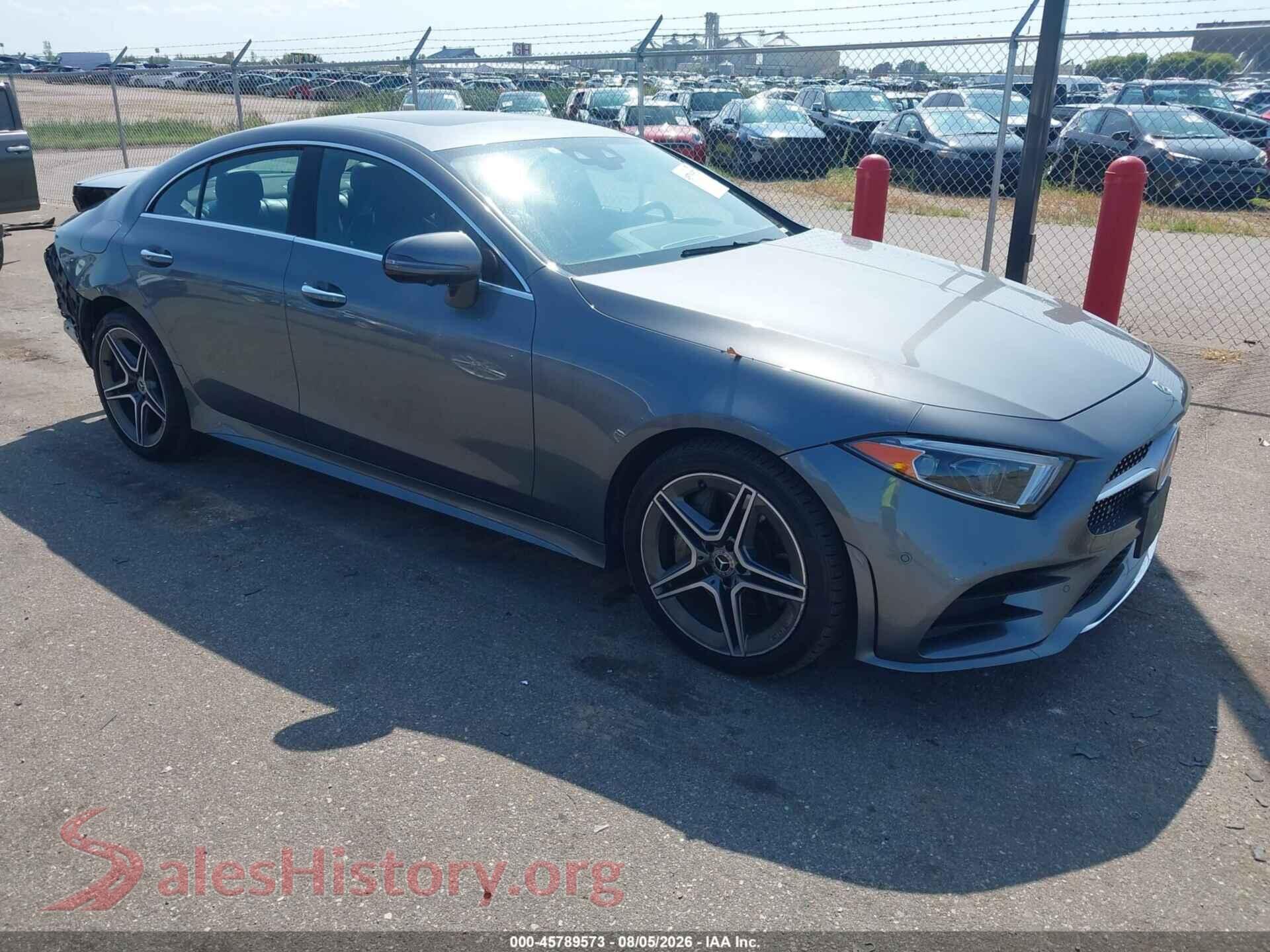 2019 MERCEDES-BENZ CLS 450 — VIN WDD2J5KB1KA027793
