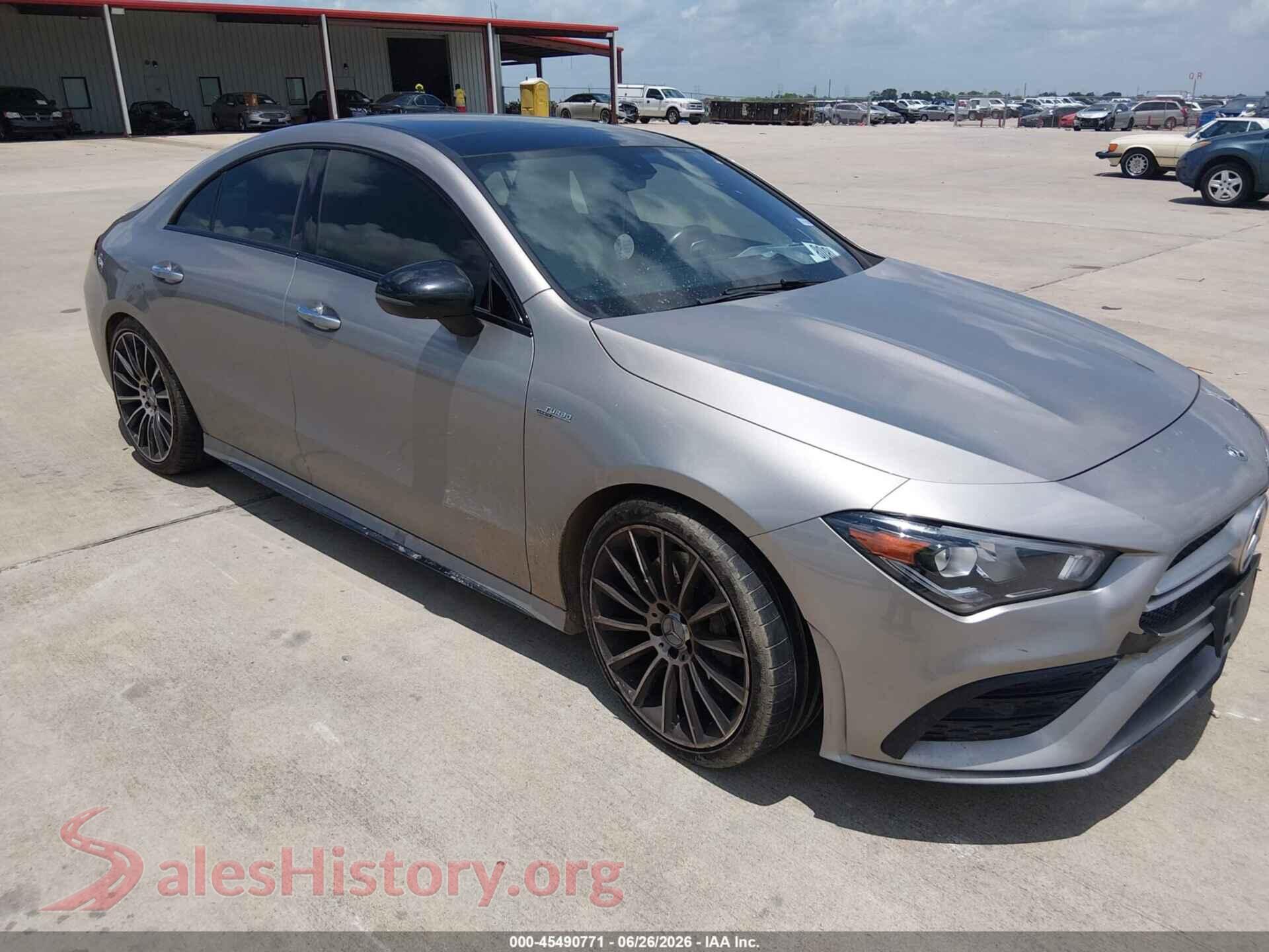 2020 MERCEDES-BENZ AMG CLA 35 — VIN WDD5J5BB2LN063984