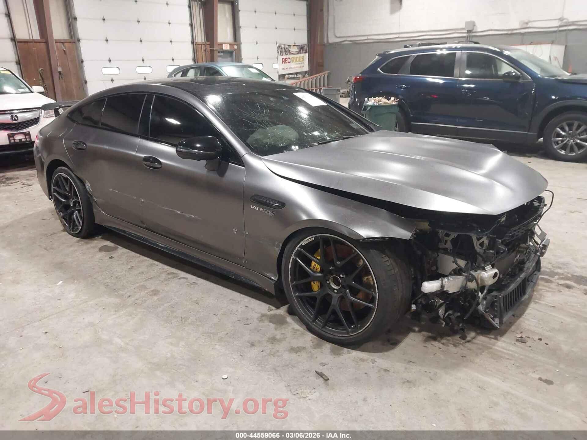 2019 MERCEDES-BENZ AMG GT 63 4-DOOR COUPE — VIN WDD7X8KB6KA006492