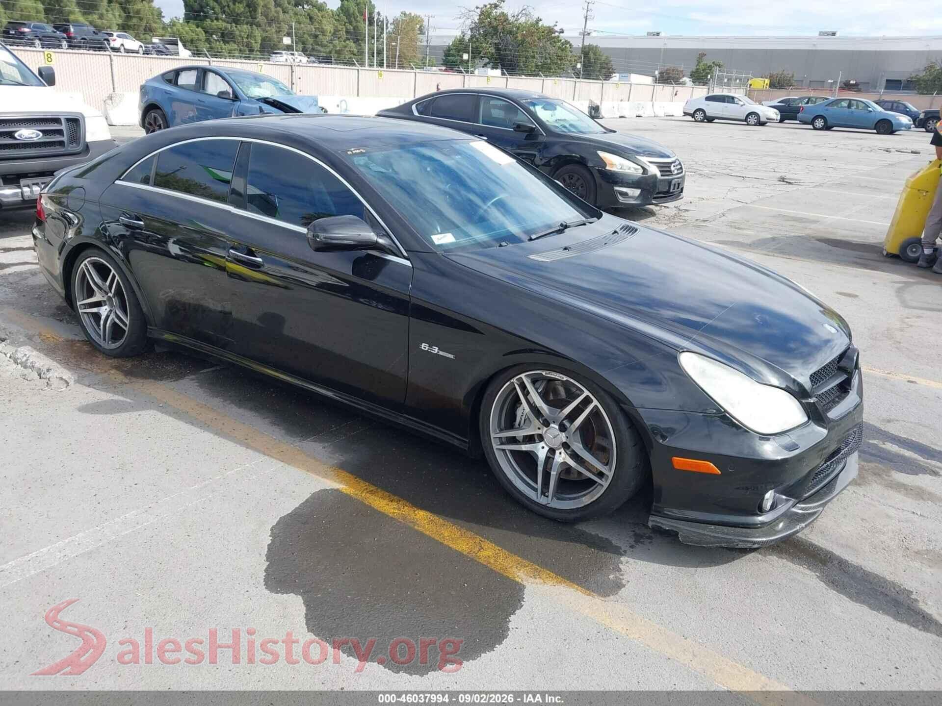 2009 MERCEDES-BENZ CLS 63 AMG — VIN WDDDJ77X29A146780