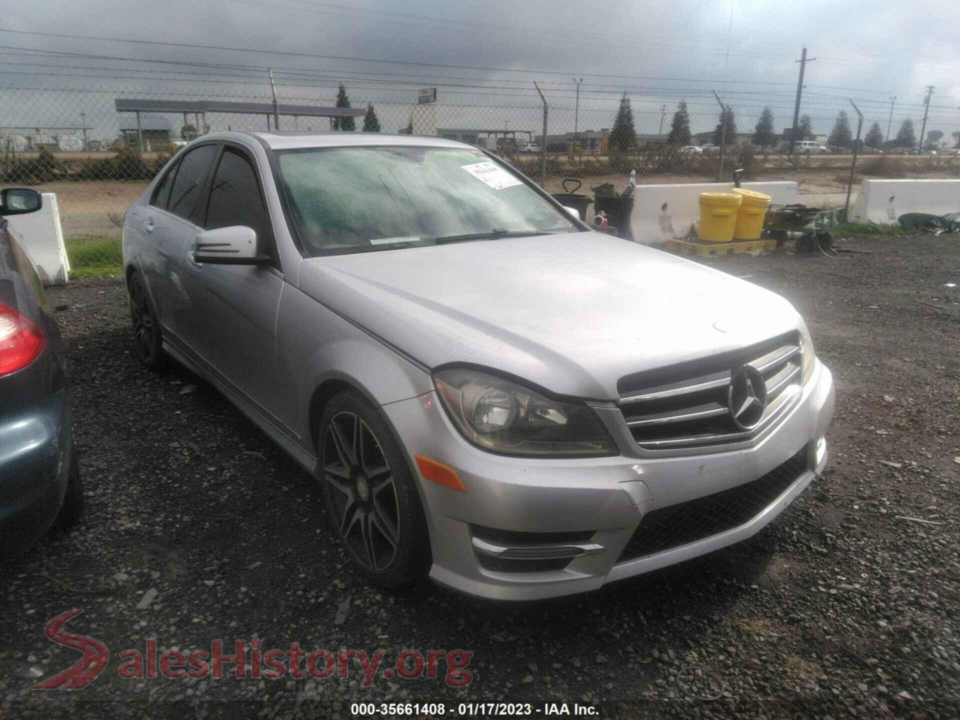 2014 MERCEDES-BENZ C-CLASS — VIN WDDGF4HB1EG252757