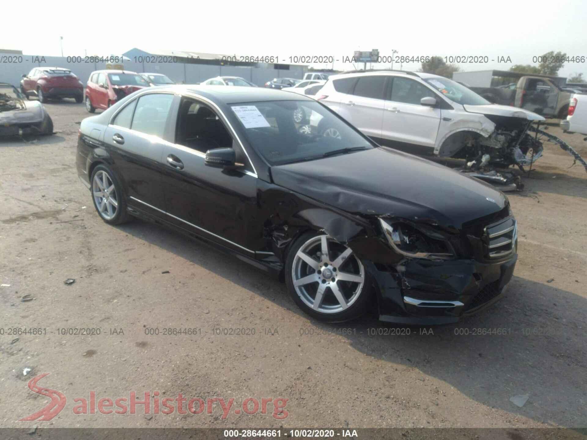 2014 MERCEDES-BENZ C-CLASS — VIN WDDGF4HB2EA962446