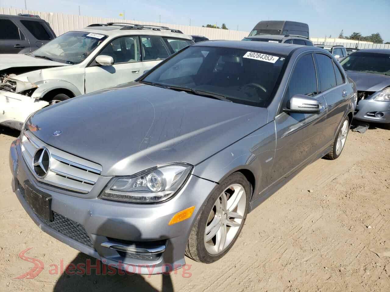 2012 MERCEDES-BENZ C-CLASS — VIN WDDGF4HB3CA652321