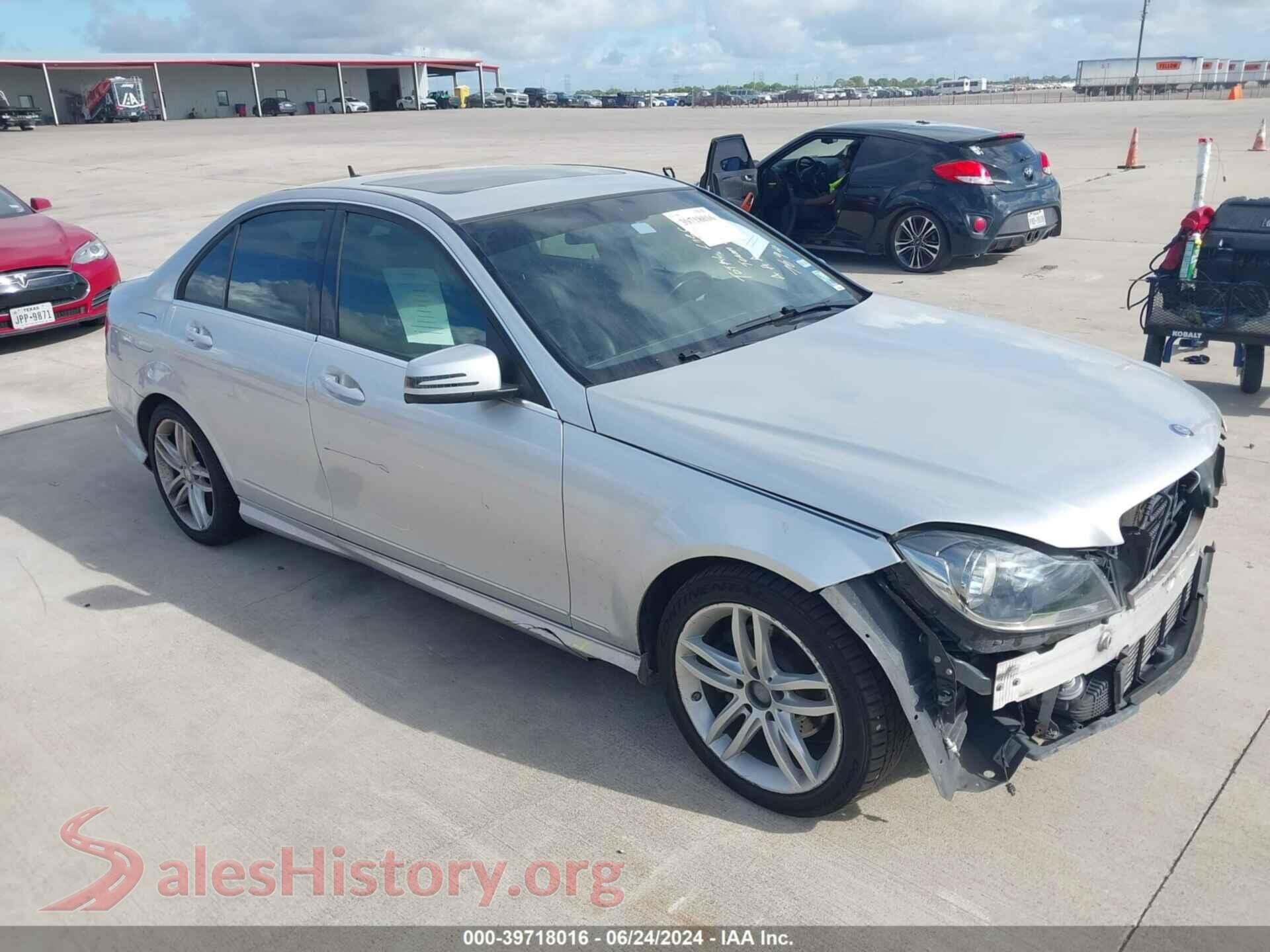 2014 MERCEDES-BENZ C 250 — VIN WDDGF4HB3EA938074