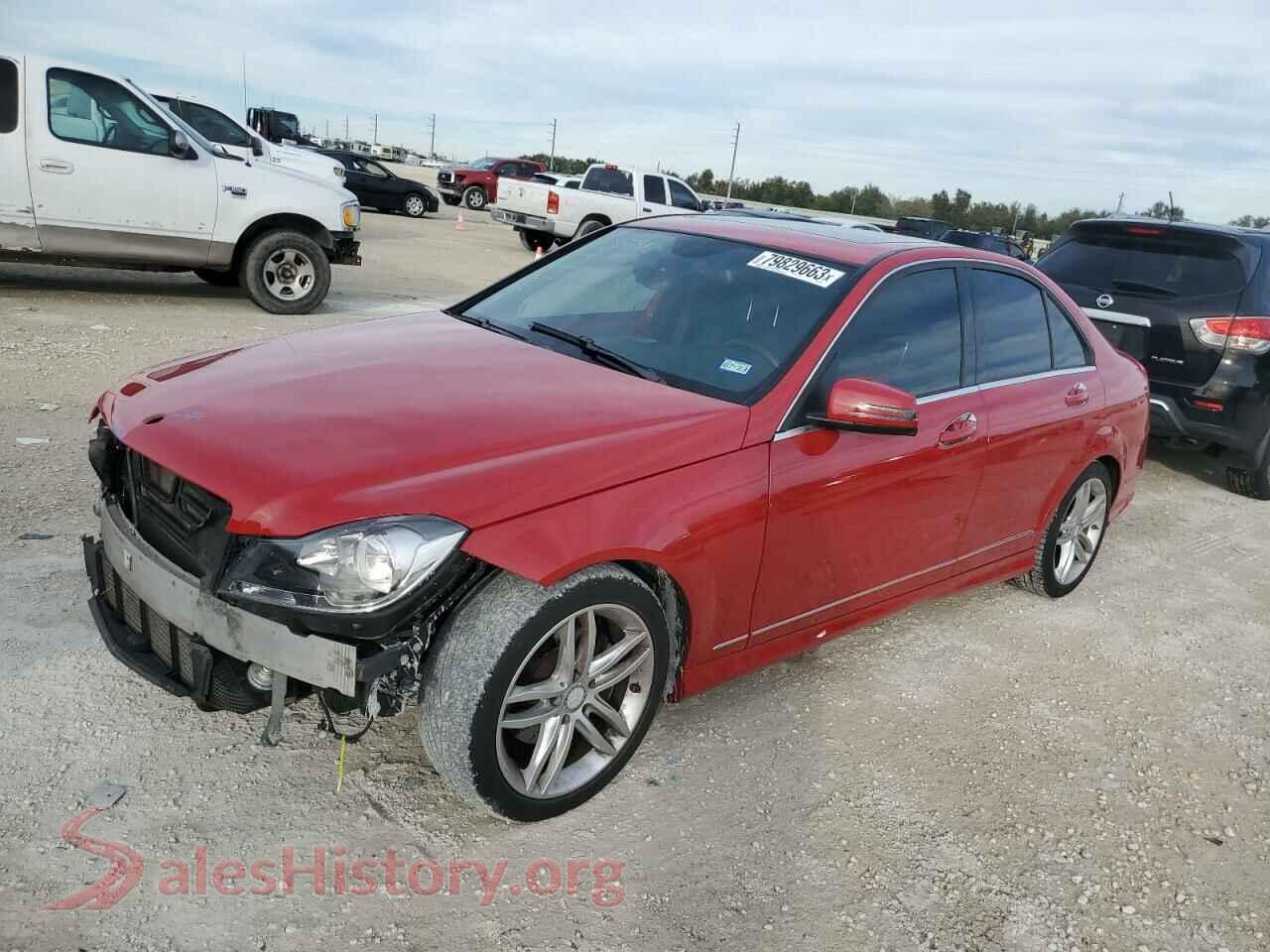 2014 MERCEDES-BENZ C-CLASS — VIN WDDGF4HB3EA948202