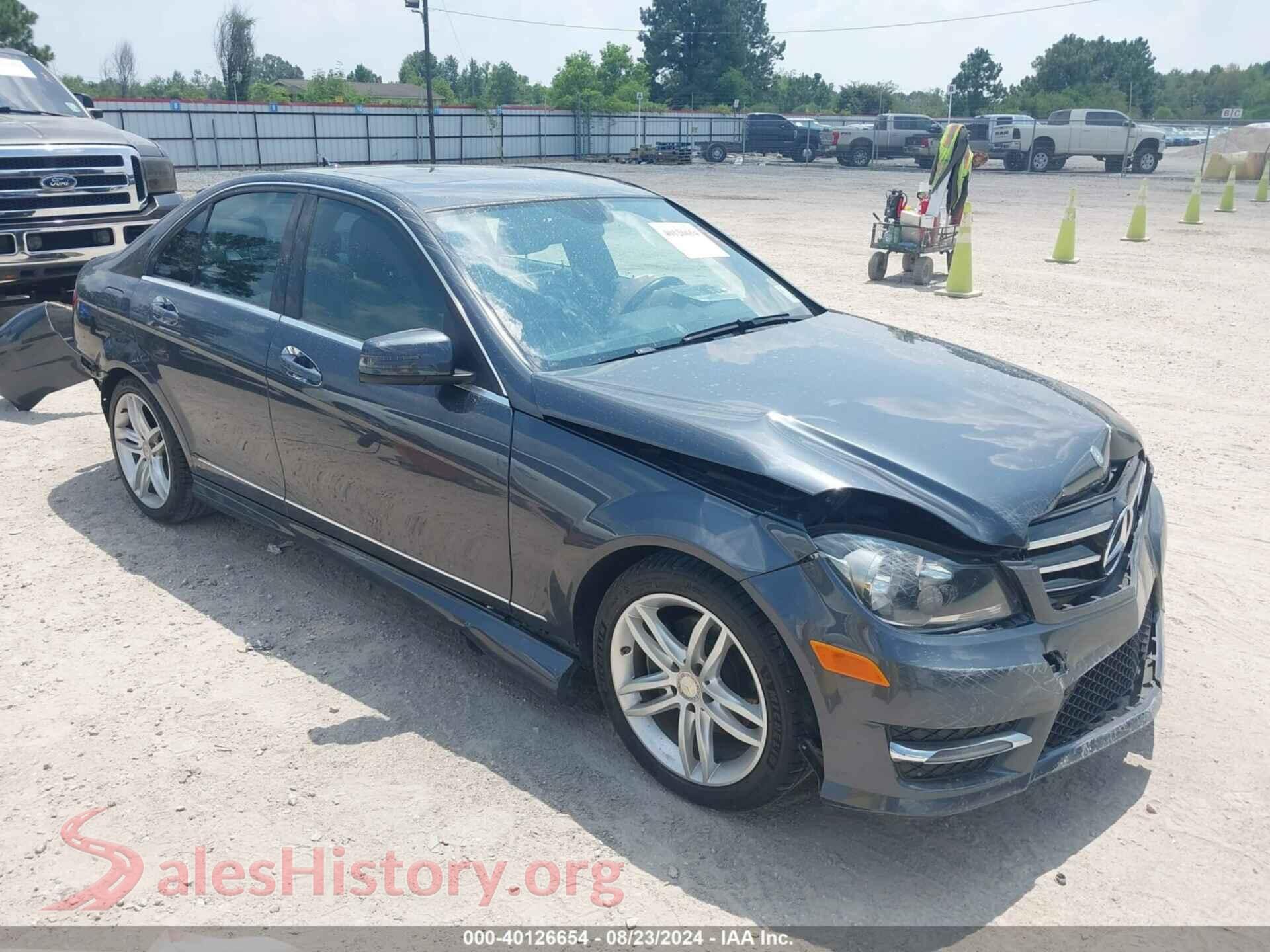 2014 MERCEDES-BENZ C 250 — VIN WDDGF4HB3EG218674