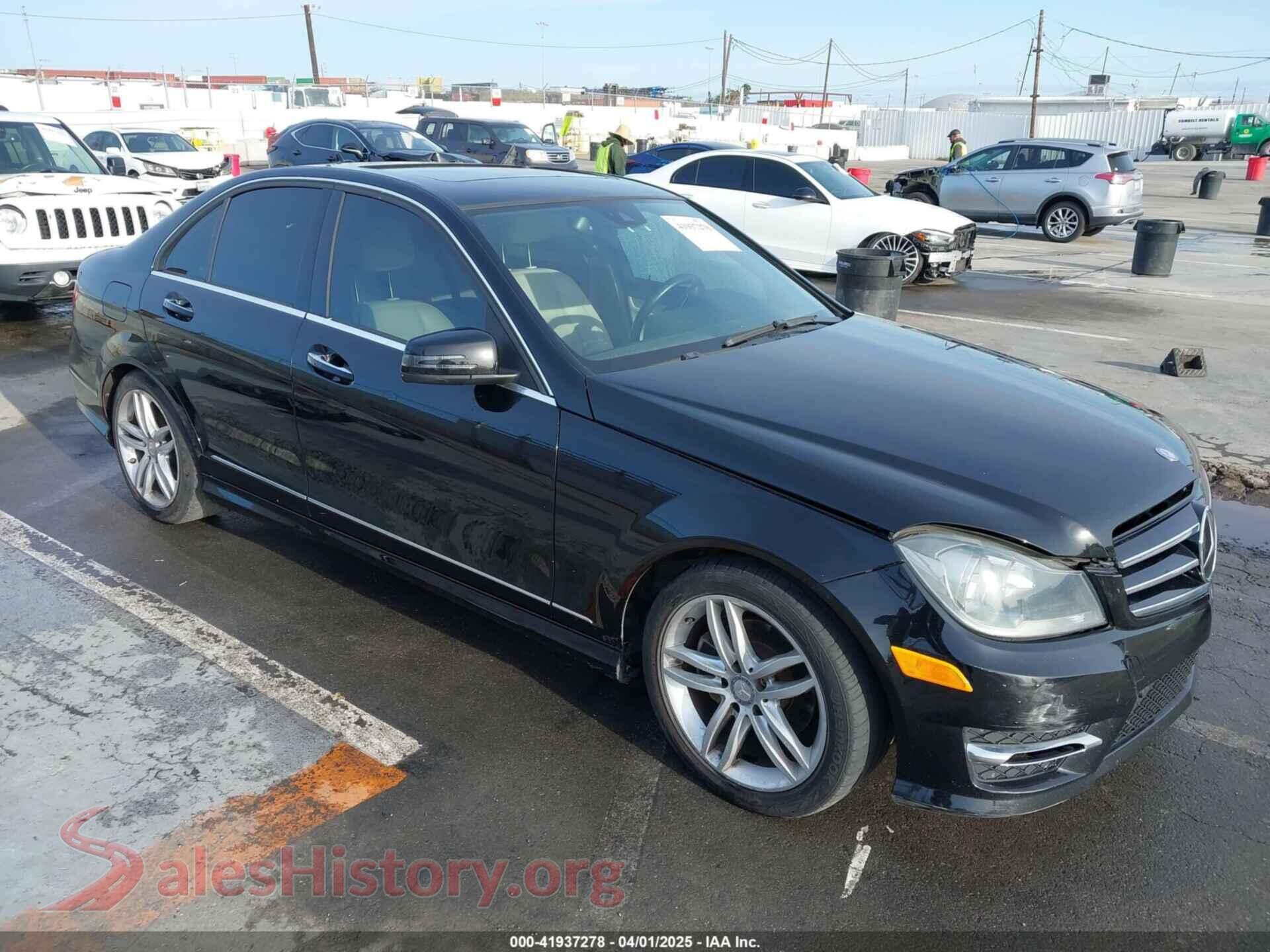 2014 MERCEDES-BENZ C 250 — VIN WDDGF4HB5EA933412