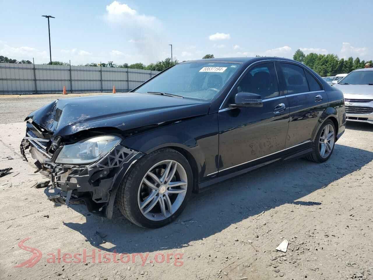 2014 MERCEDES-BENZ C-CLASS — VIN WDDGF4HB5EA955605