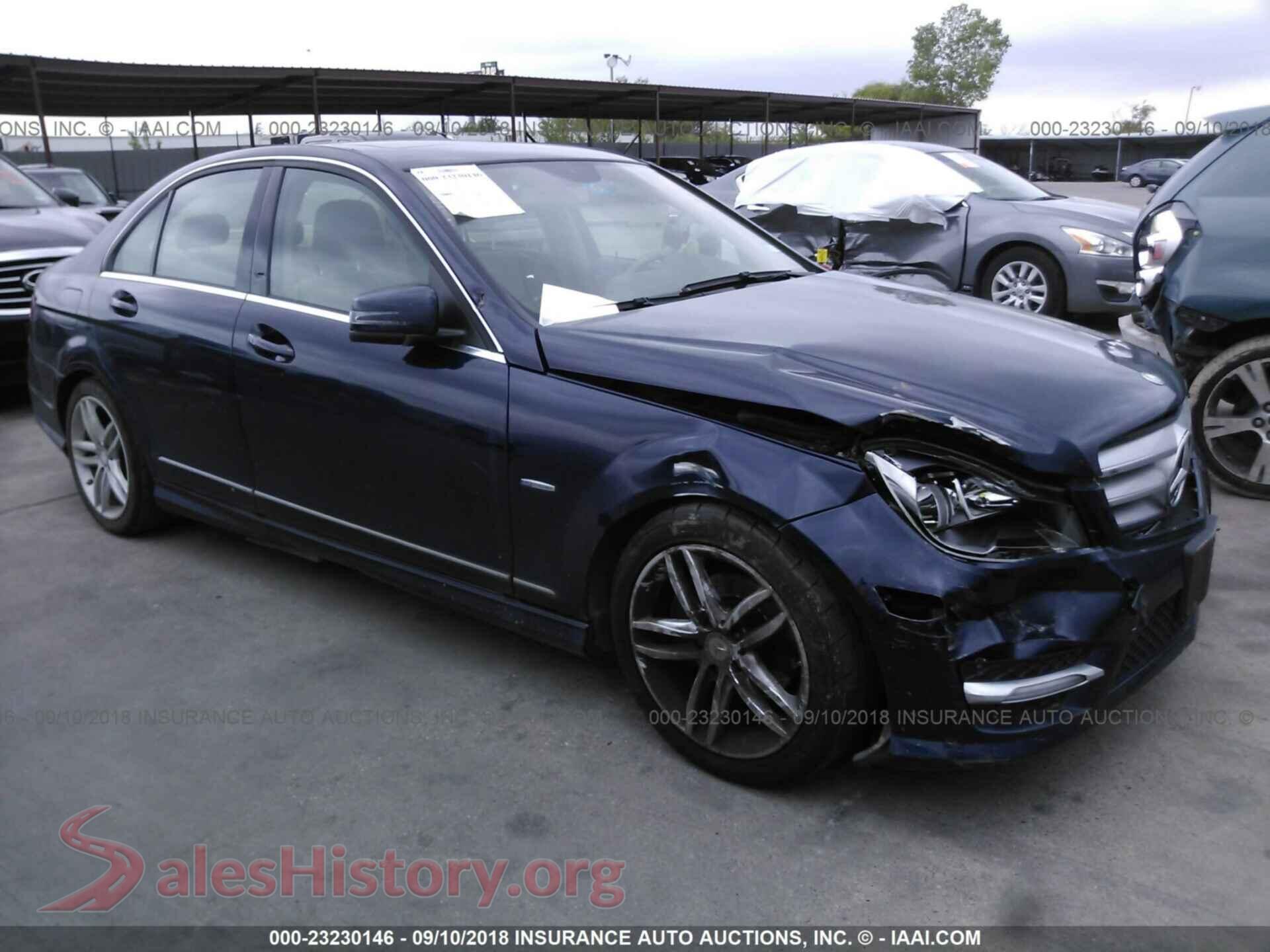 2012 Mercedes-benz C — VIN WDDGF4HB6CA649199