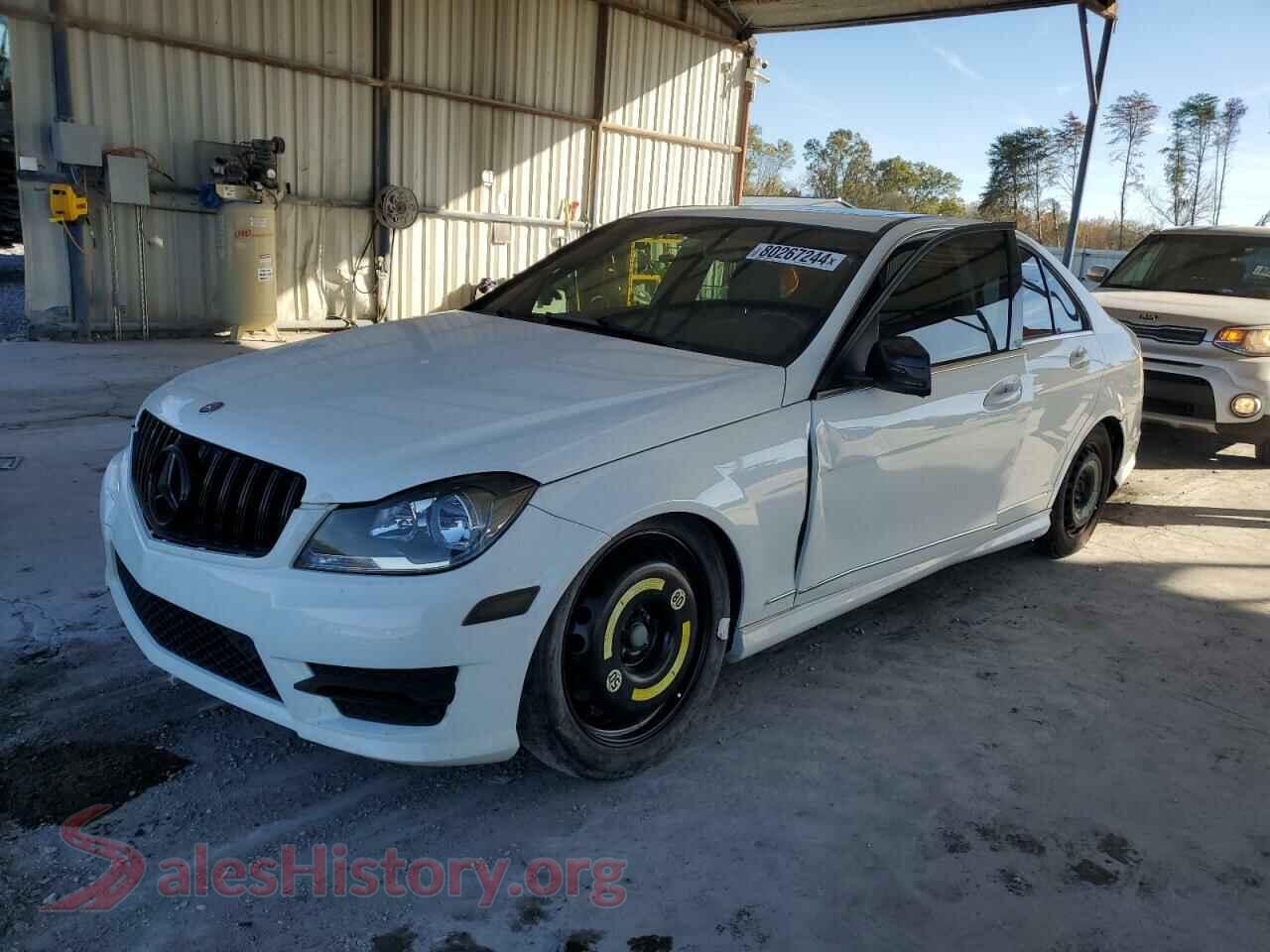 2014 MERCEDES-BENZ C-CLASS — VIN WDDGF4HB6EA966287