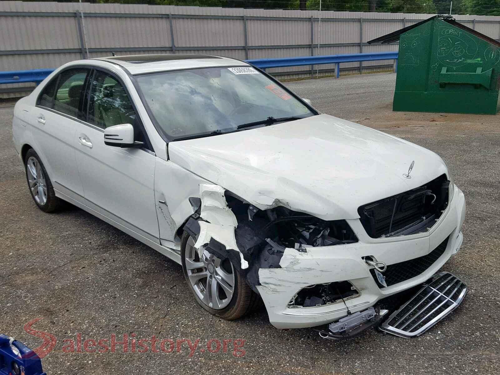 2012 MERCEDES-BENZ C 250 — VIN WDDGF4HB7CR218422