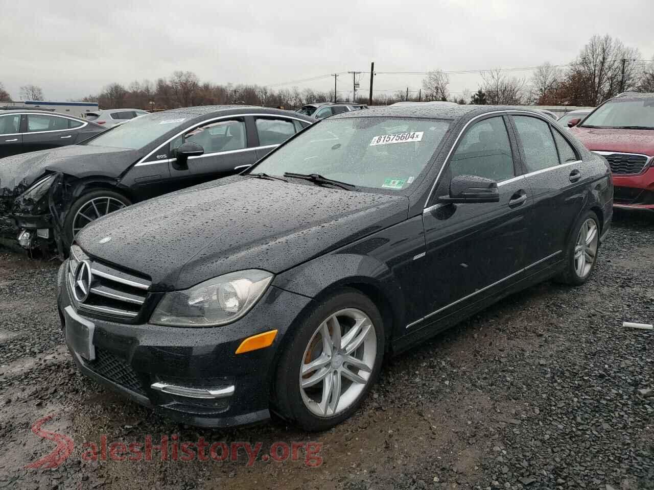 2014 MERCEDES-BENZ C-CLASS — VIN WDDGF4HB7EG187753