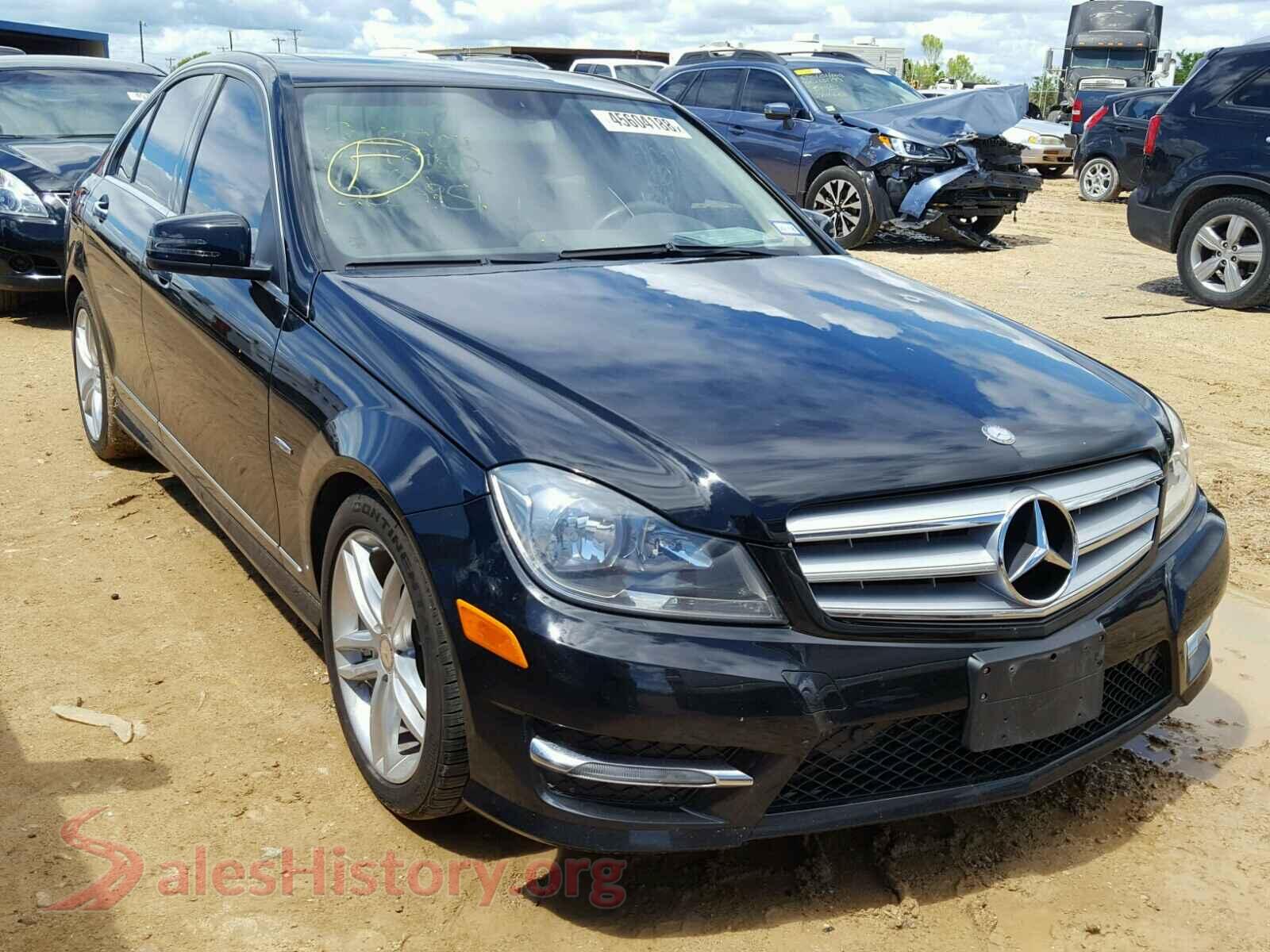 2012 MERCEDES-BENZ C 250 — VIN WDDGF4HB8CR205095
